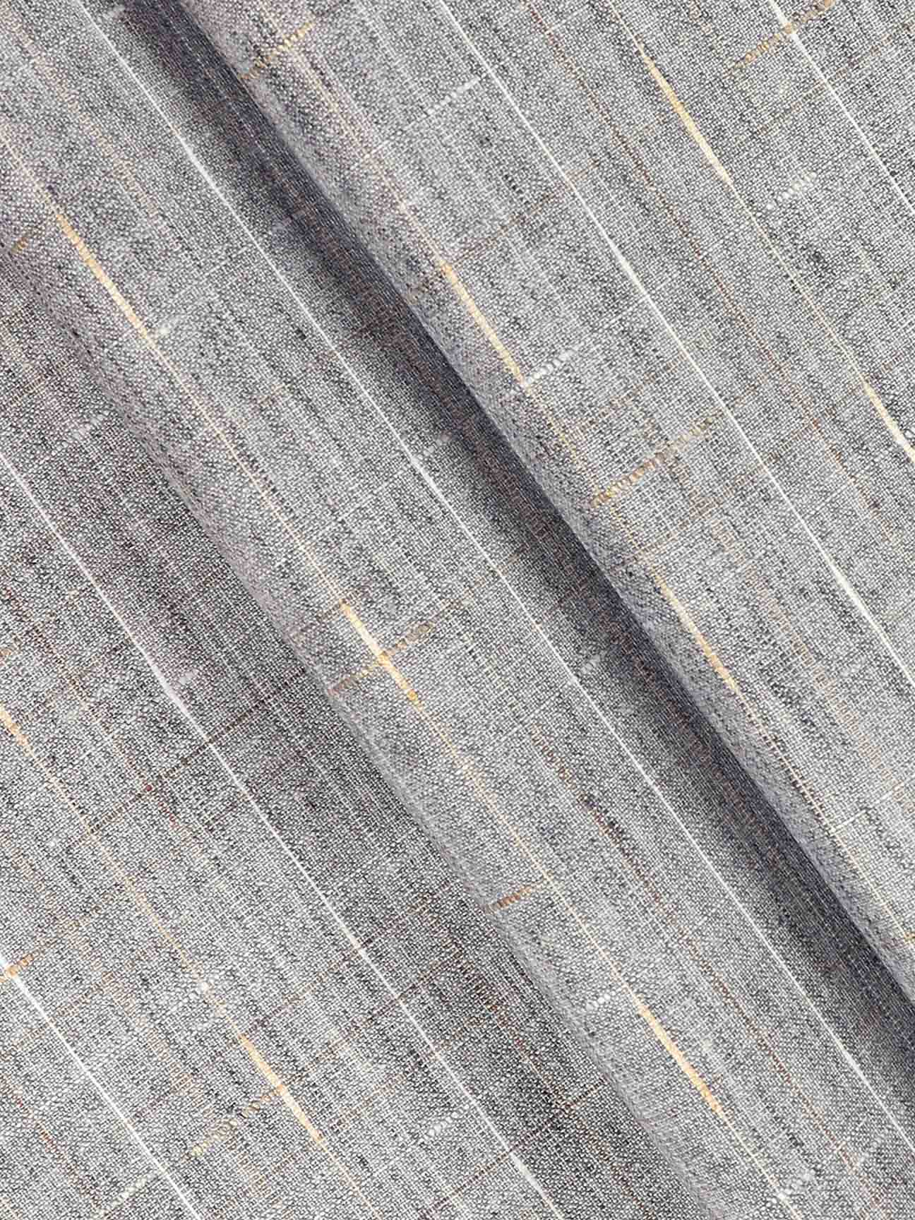 Cotton Colour Checked Grey Shirting Fabric High Style-Pattern view