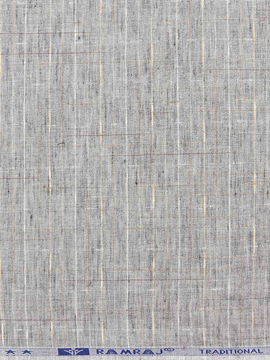 Cotton Colour Checked Grey Shirting Fabric High Style-Zoom view