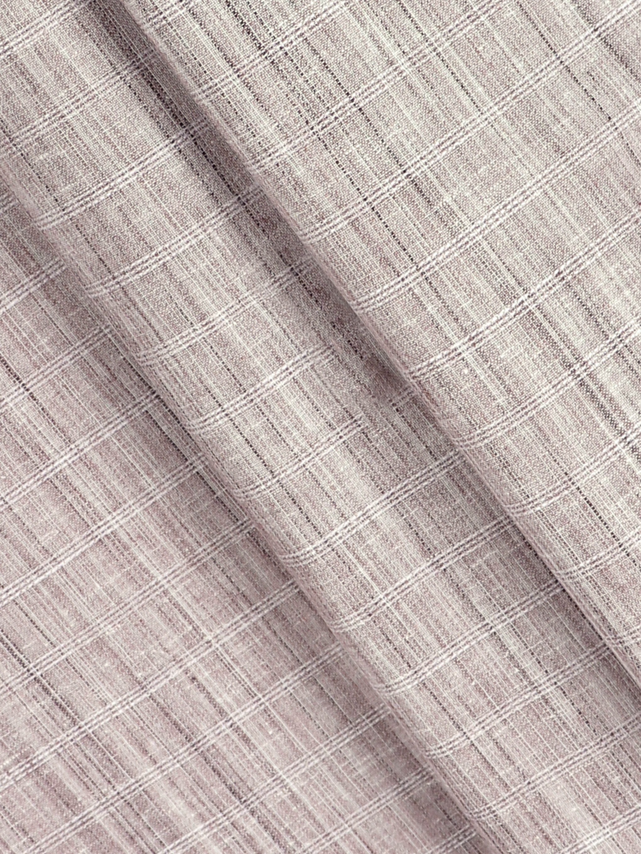 Cotton Colour Stripe Shirt Fabric Brown & Grey High Style-Pattern view