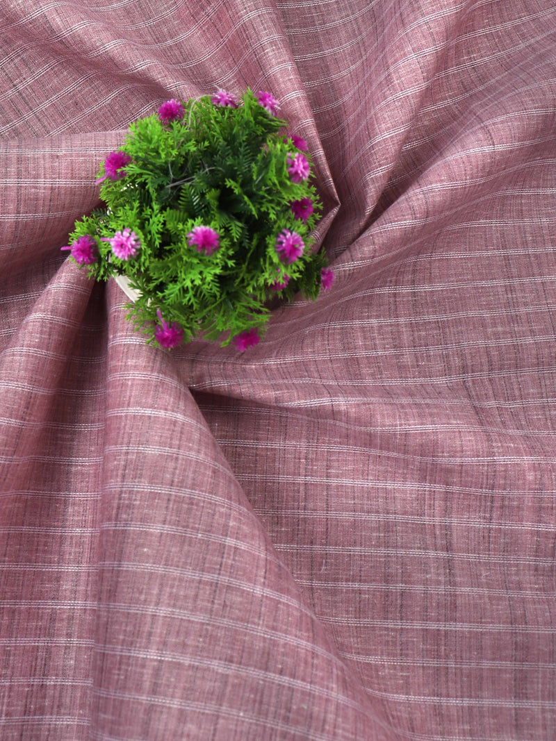 Cotton Colour Stripe Shirt Fabric Purple High Style