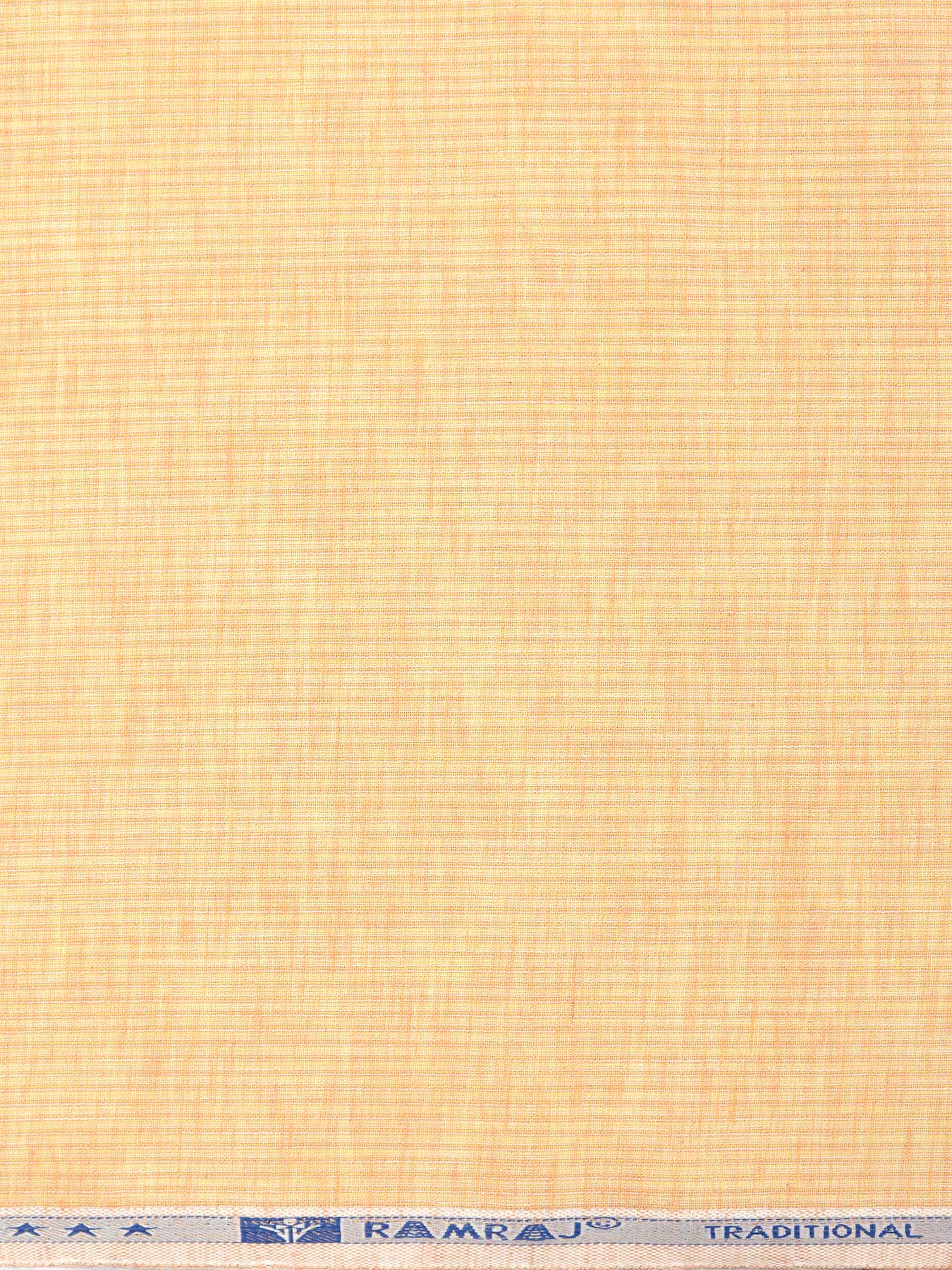 Cotton Colour Stripe Shirt Fabric Orange High Style-Zoom view