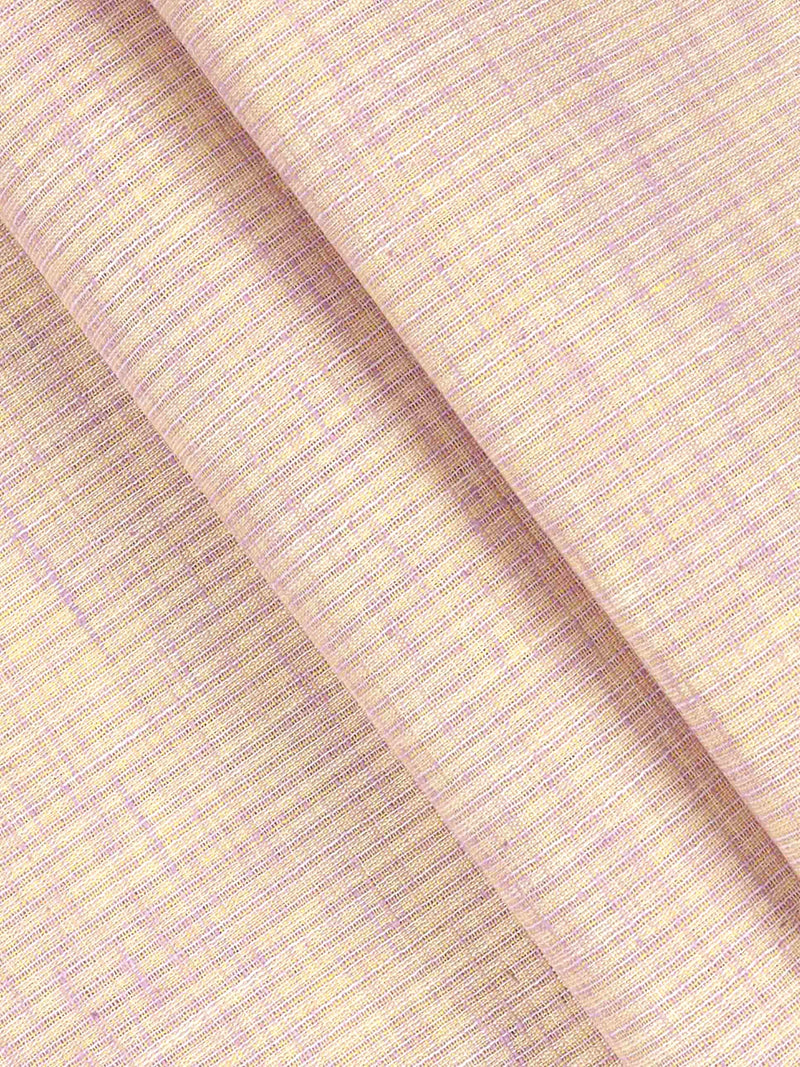 Cotton Colour Stripe Shirt Fabric Orange & Pink High Style
