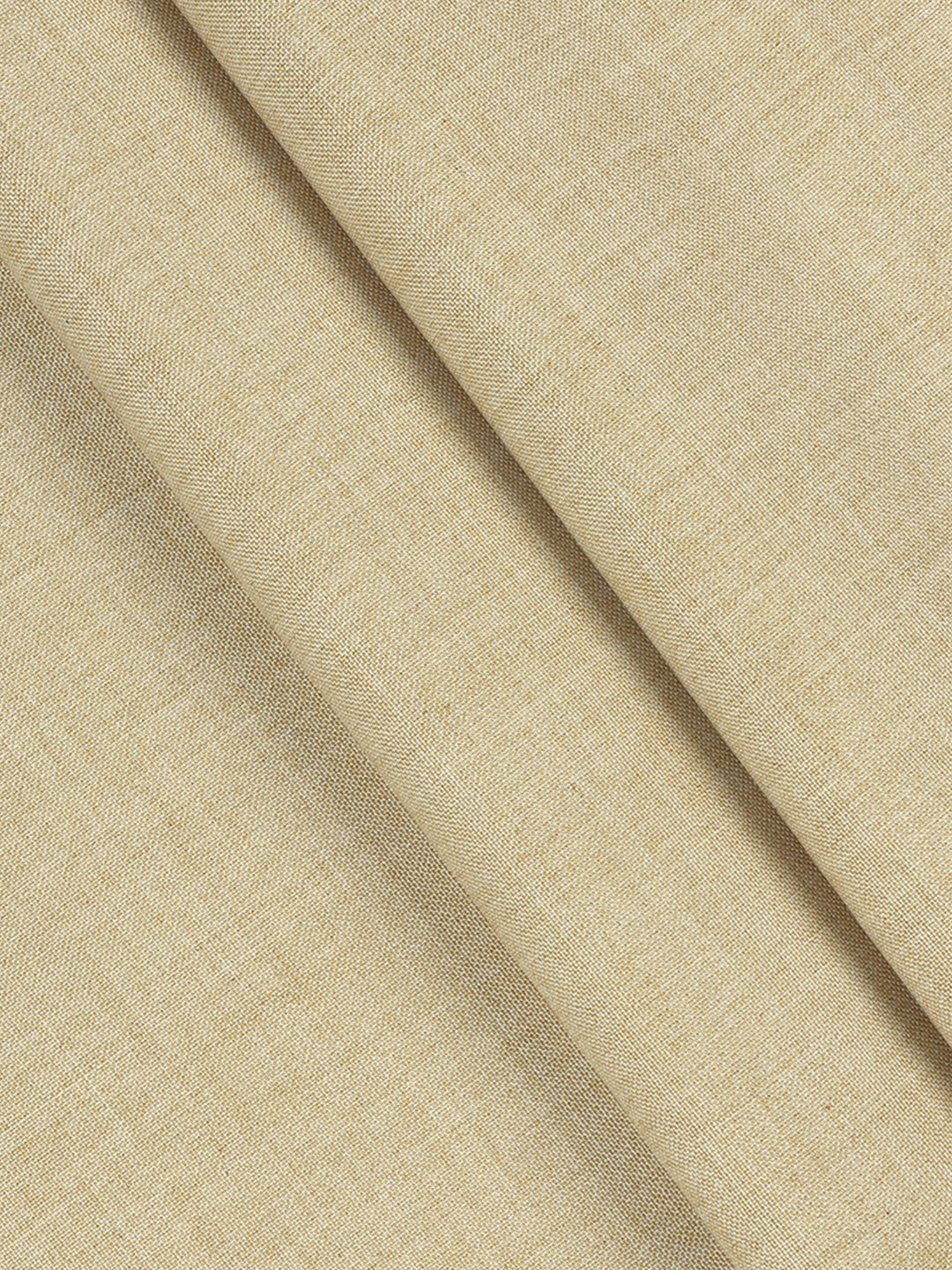 Poly Viscose Light Brown Plain Suiting Fabric Sapphire Cuf