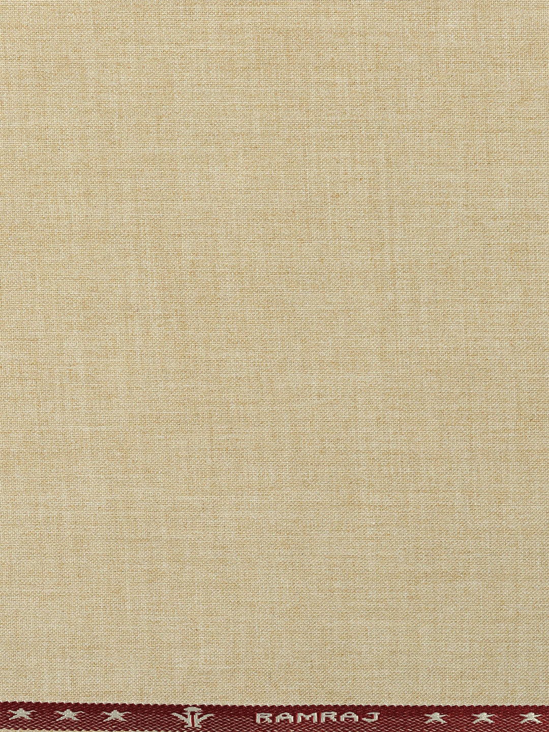 Poly Viscose Light Brown Plain Suiting Fabric Sapphire Cuf