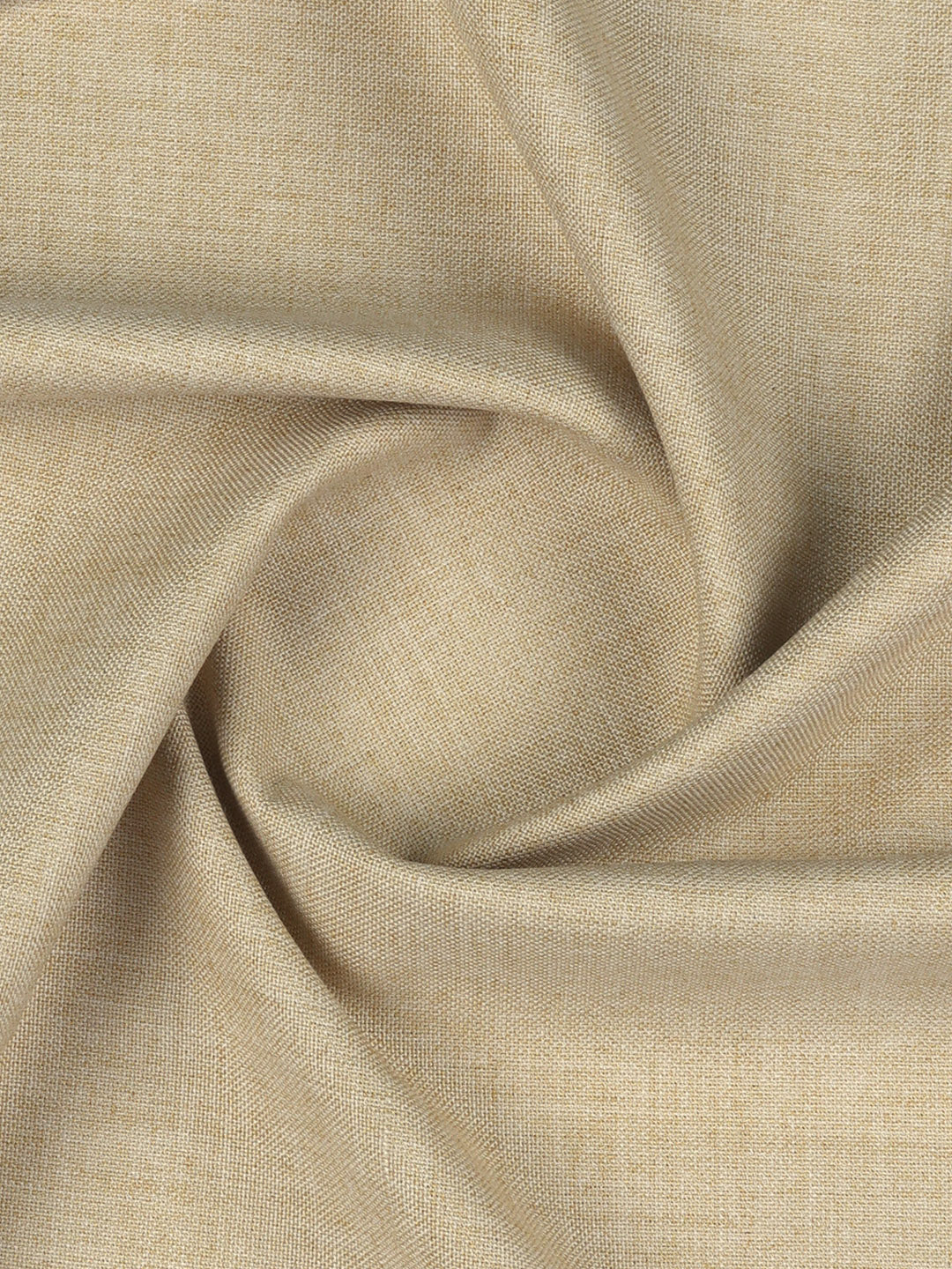 Poly Viscose Light Brown Plain Suiting Fabric Sapphire Cuf