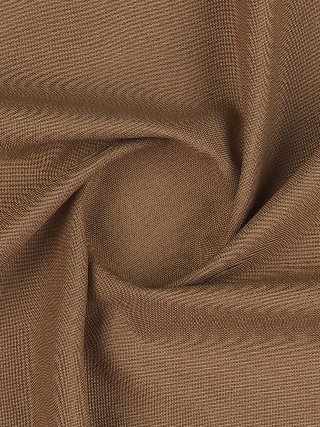 Poly Viscose Light Brown Plain Suiting Fabric Sapphire Cuf