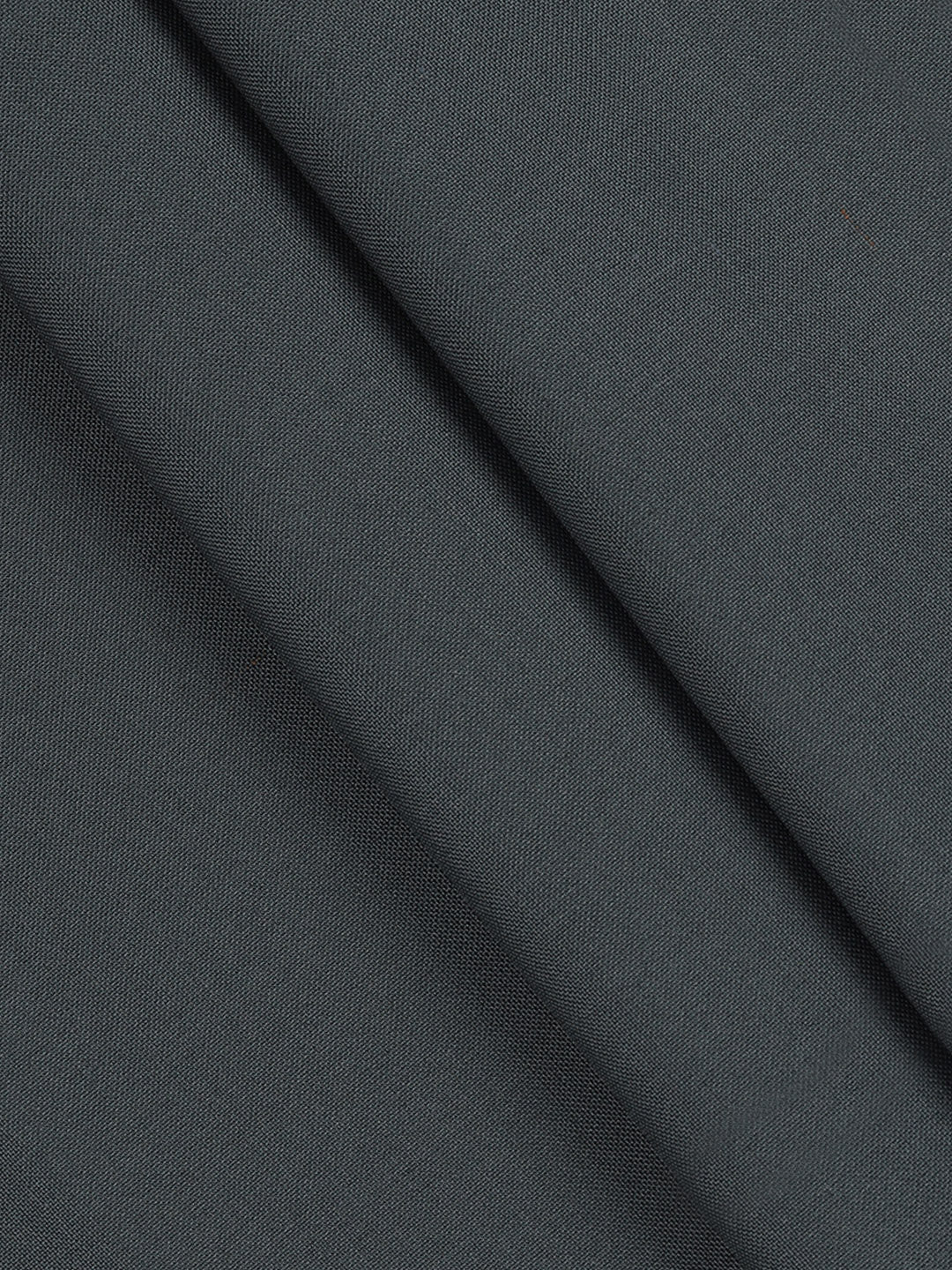 Poly Viscose Bluish Grey Plain Suiting Fabric Sapphire Cuf