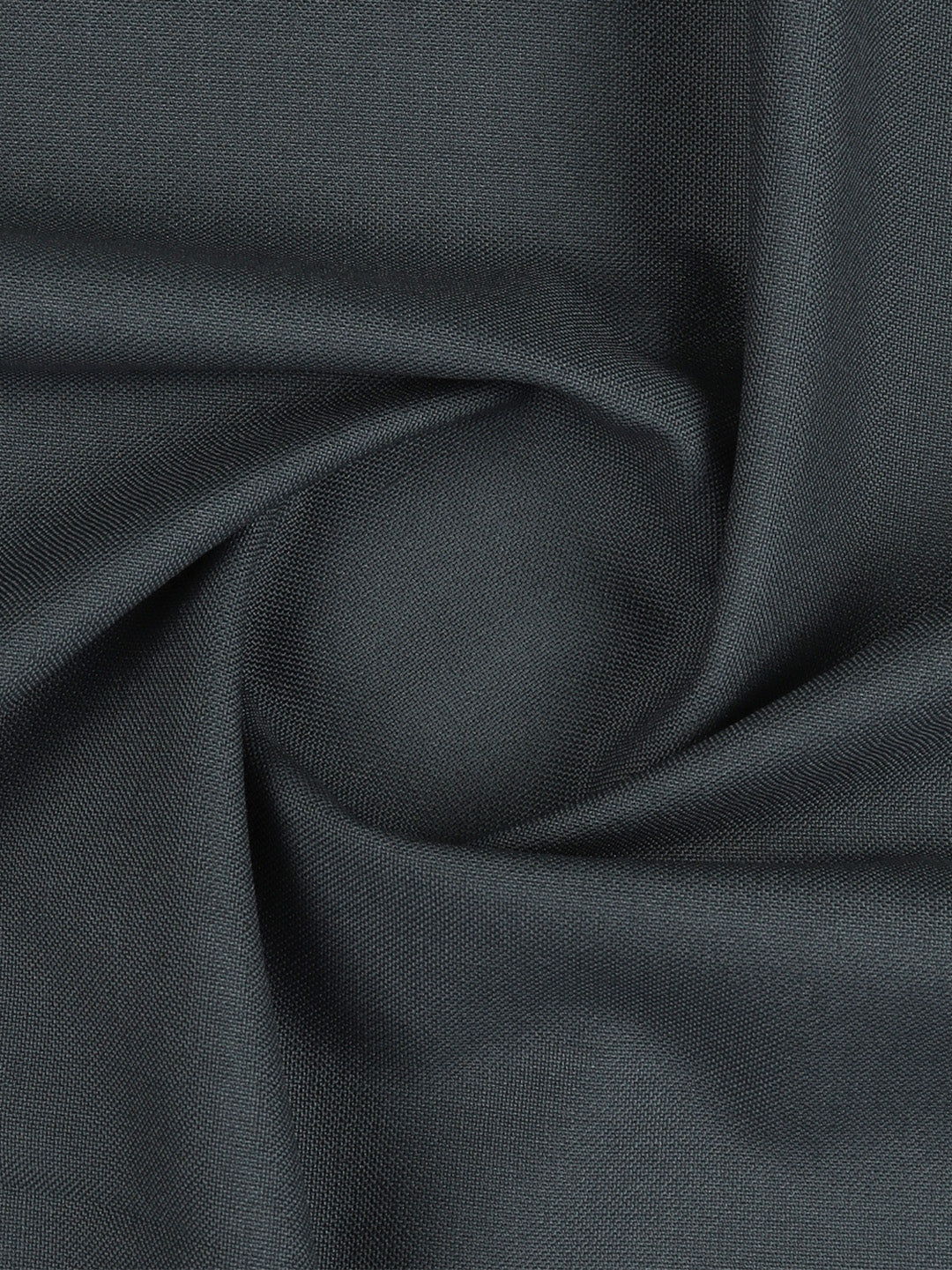 Poly Viscose Bluish Grey Plain Suiting Fabric Sapphire Cuf
