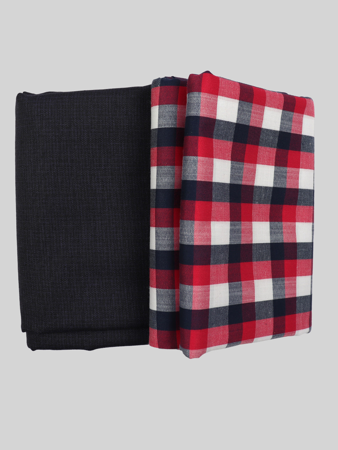 Cotton Checked Shirting & Suiting Gift Box Combo SS116