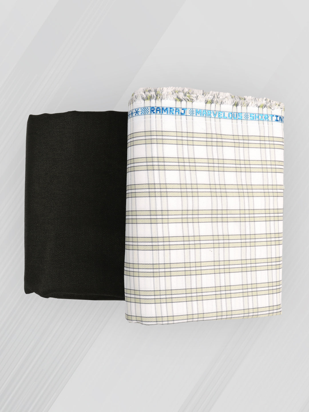 Men Cotton Checked Shirting & Suiting Gift Box SS196