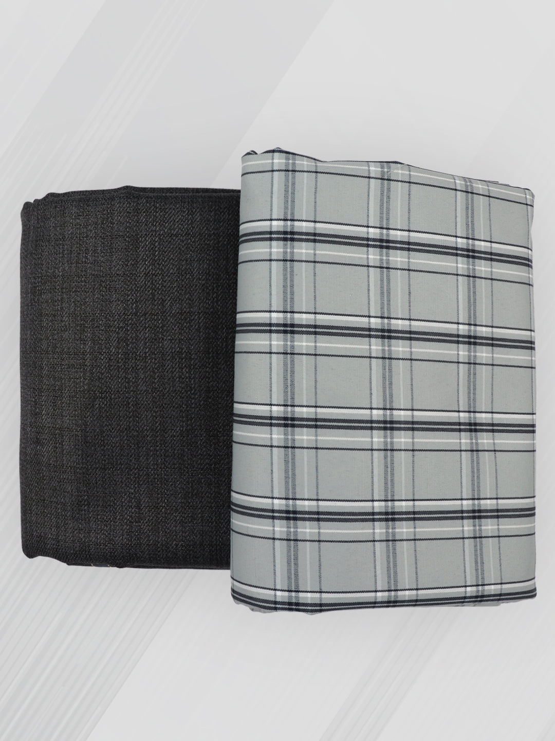 Men Cotton Checked Shirting & Suiting Gift Box SS182