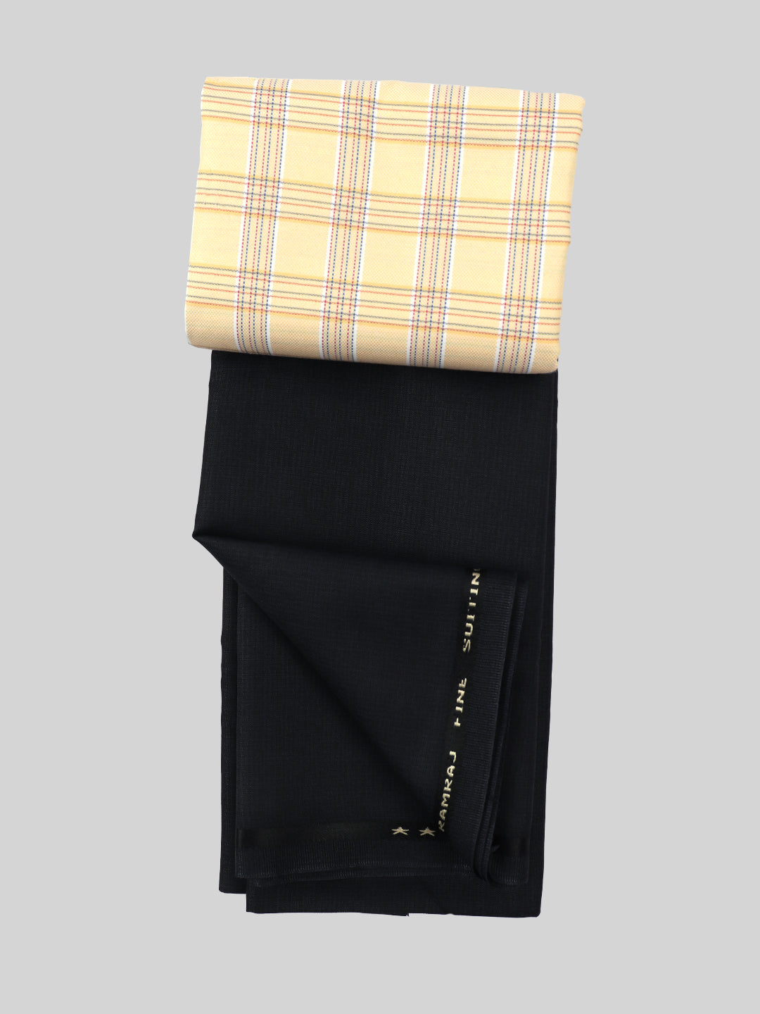 Cotton Checked Shirting & Suiting Gift Box Combo SS120-Full view