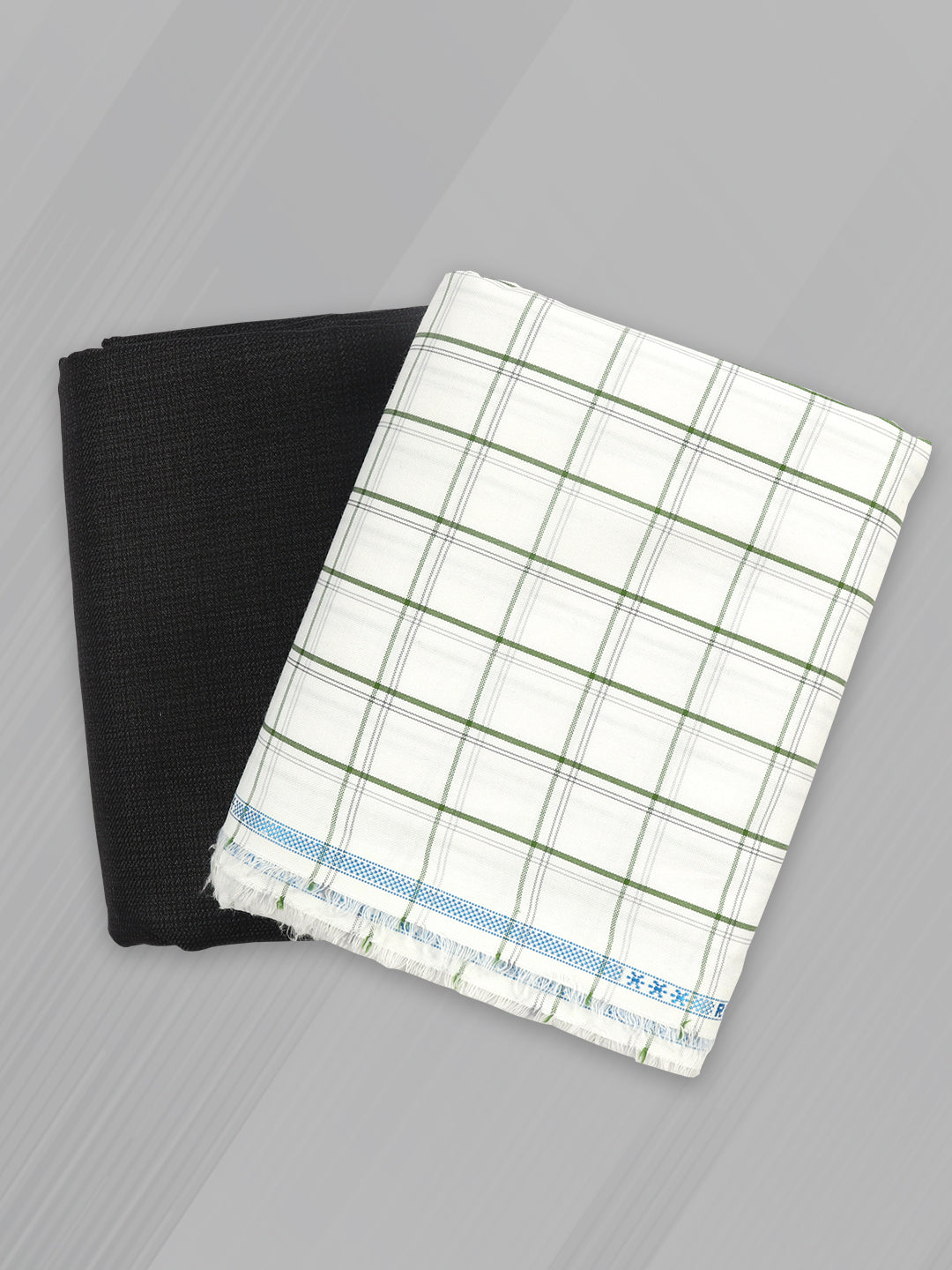 Cotton Blend Checked Shirting & Suiting Gift Box SS240