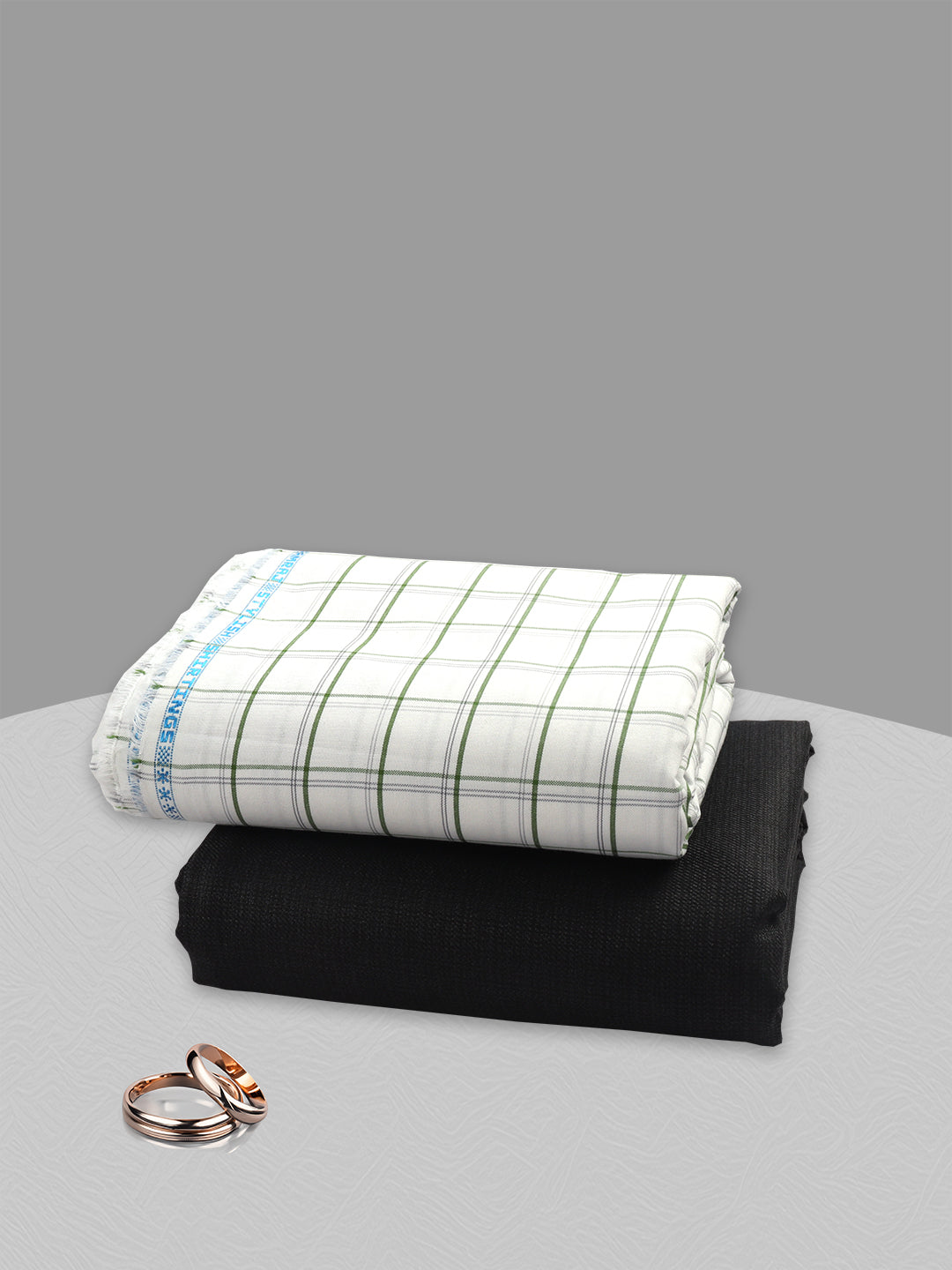 Cotton Blend Checked Shirting & Suiting Gift Box SS240