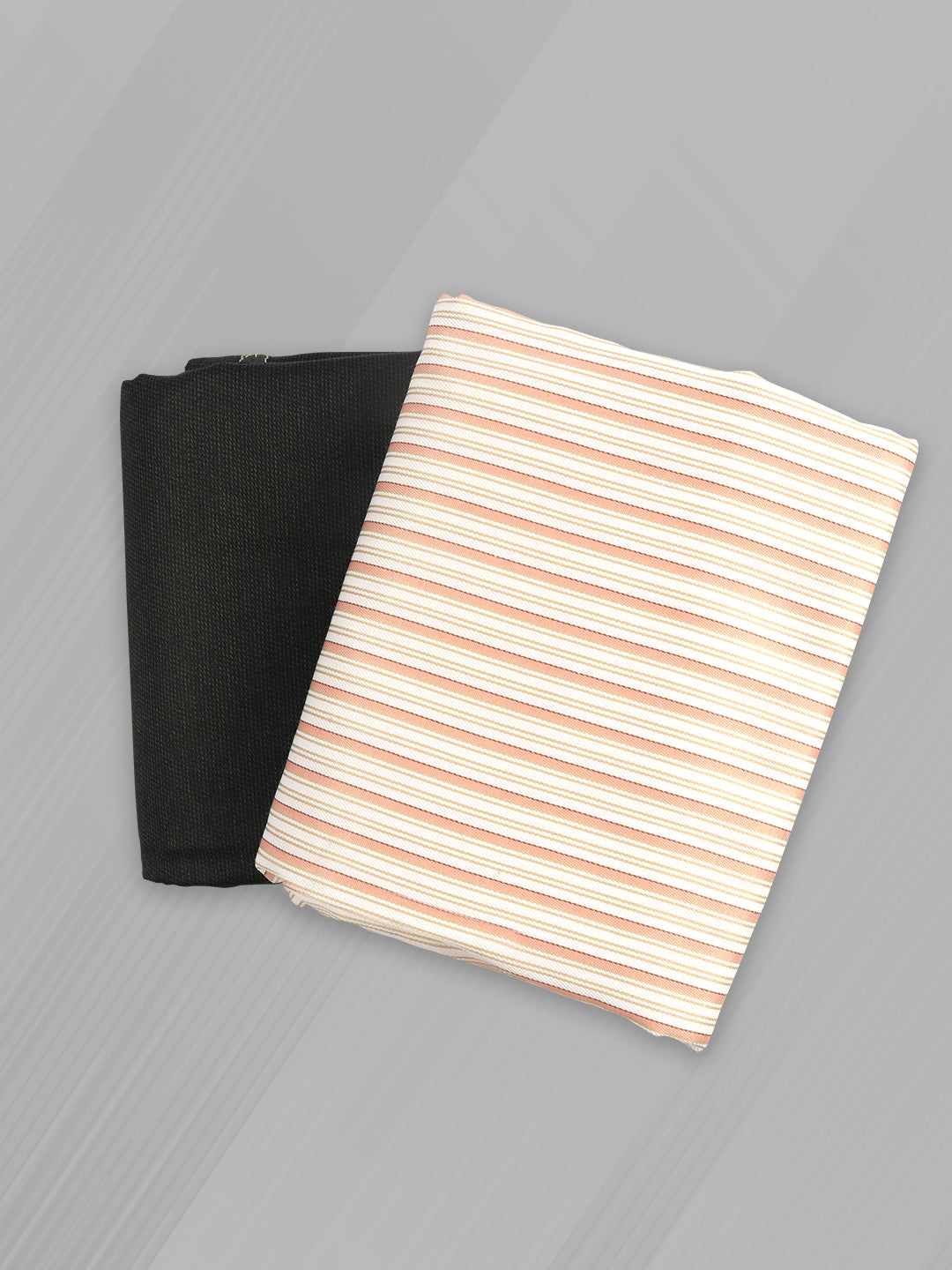 Cotton Blend Striped Shirting & Suiting Gift Box SS242