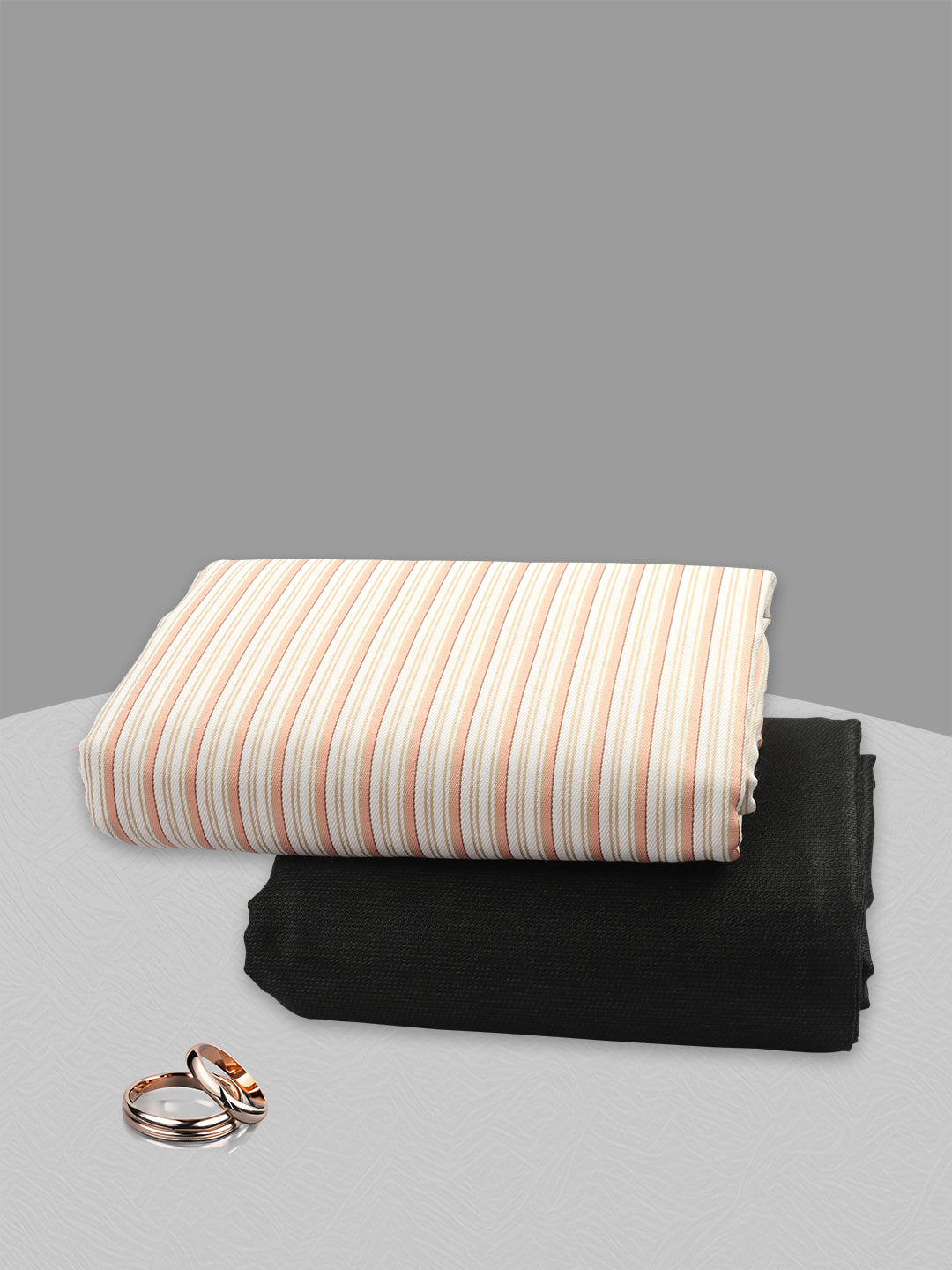 Cotton Blend Striped Shirting & Suiting Gift Box SS242