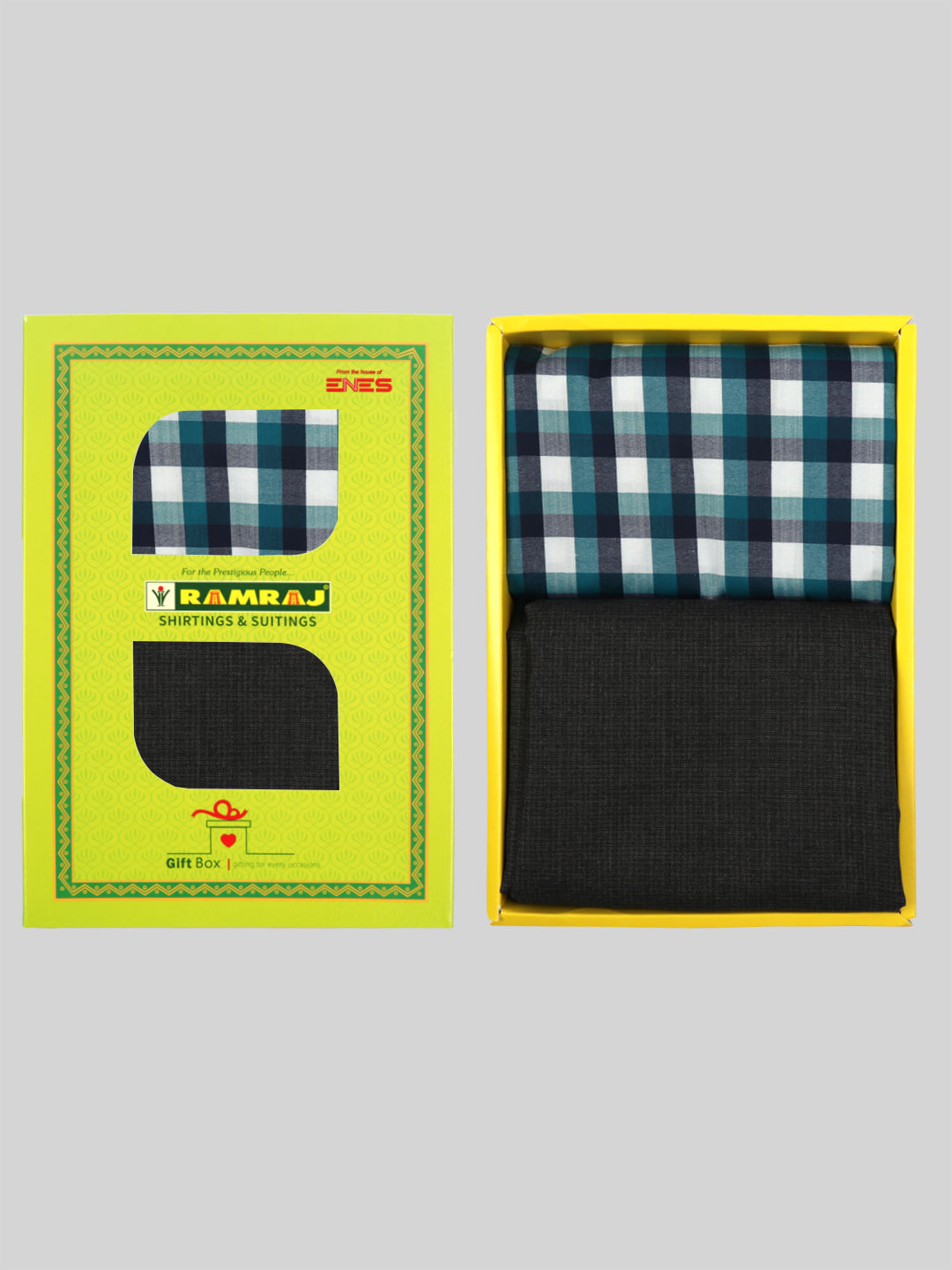 Cotton Checked Shirting & Suiting Gift Box Combo SS122-Ad vert