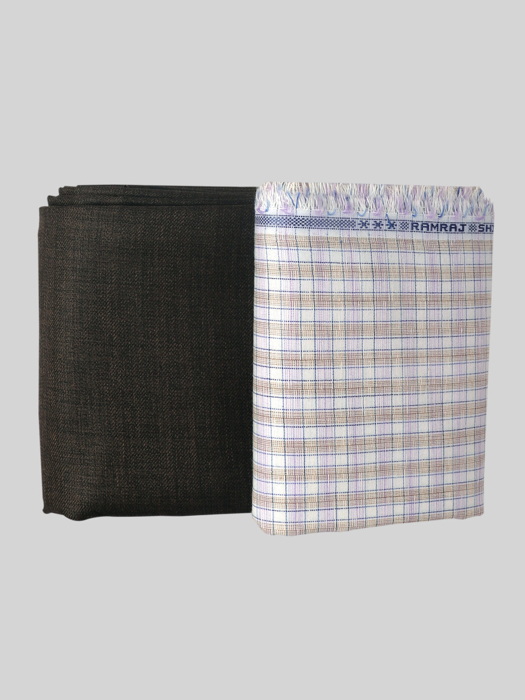 Mens Cotton Checked Shirting & Suiting Gift Box SS135