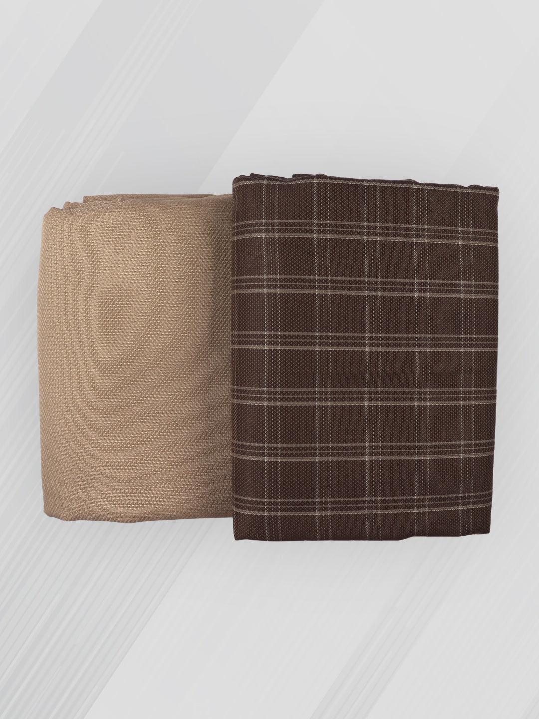 Men Cotton Checked Shirting & Suiting Gift Box SS208