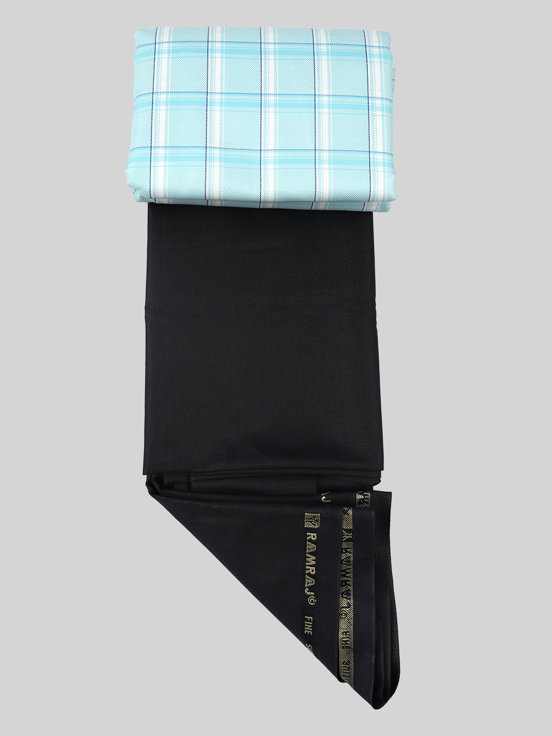 Mens Cotton Checked Shirting & Suiting Gift Box SS142