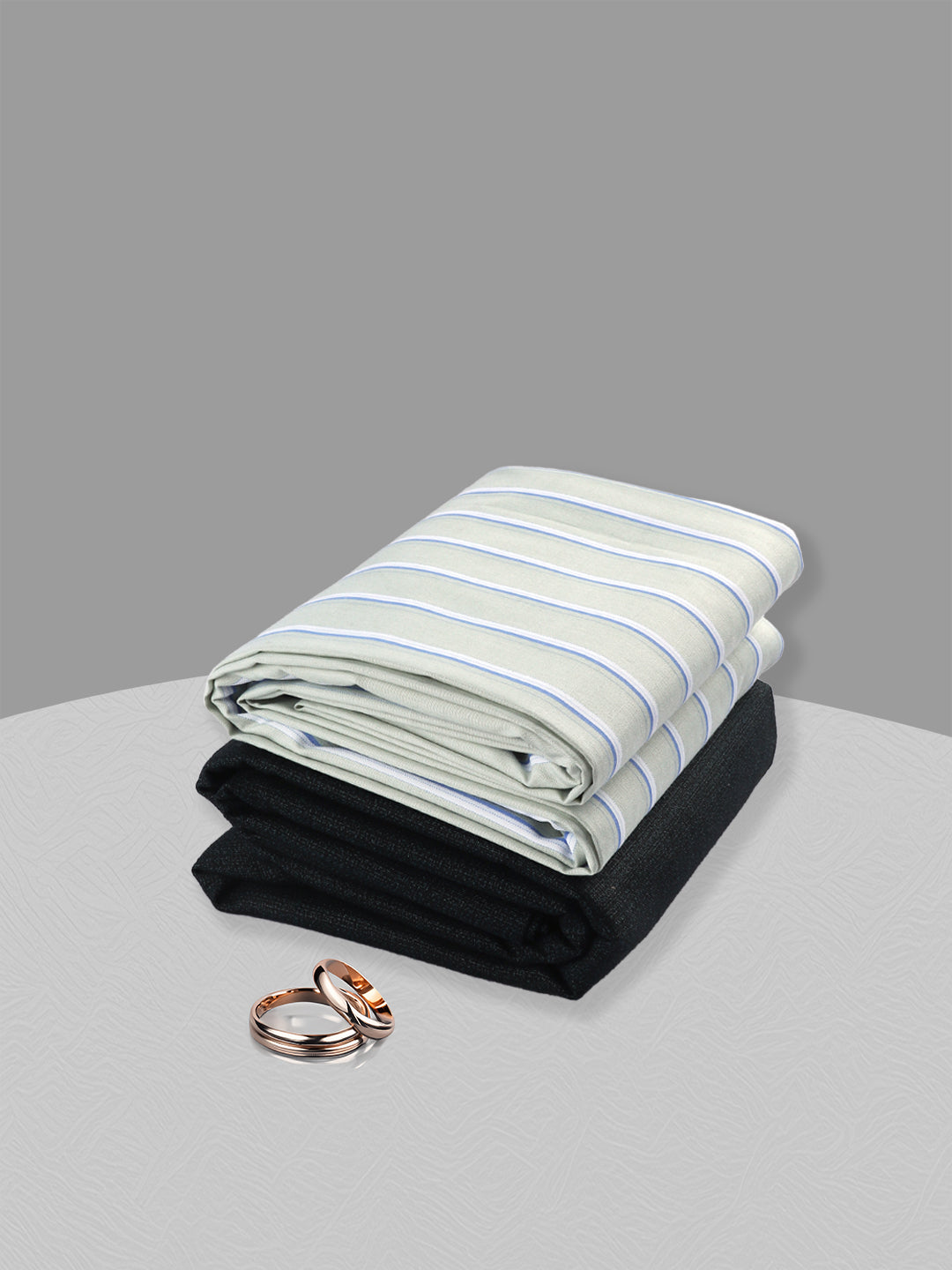 Men Cotton Striped Shirting & Suiting Gift Box SS170