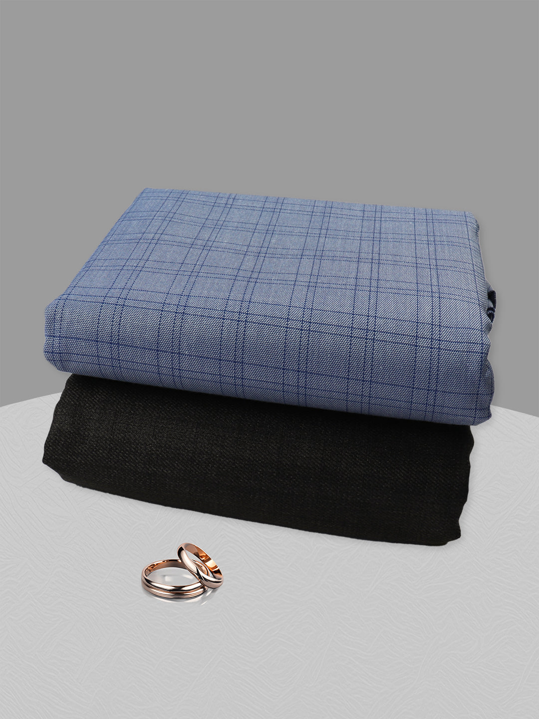 Men Cotton Checked Shirting & Suiting Gift Box SS179