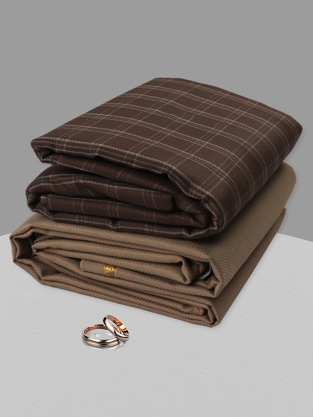 Men Cotton Checked Shirting & Suiting Gift Box SS208