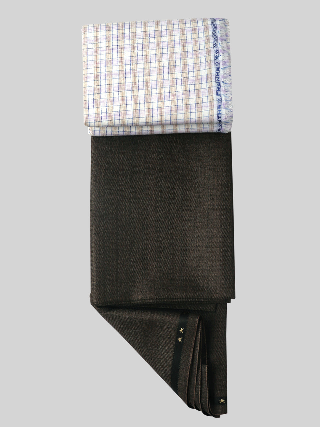 Mens Cotton Checked Shirting & Suiting Gift Box SS135