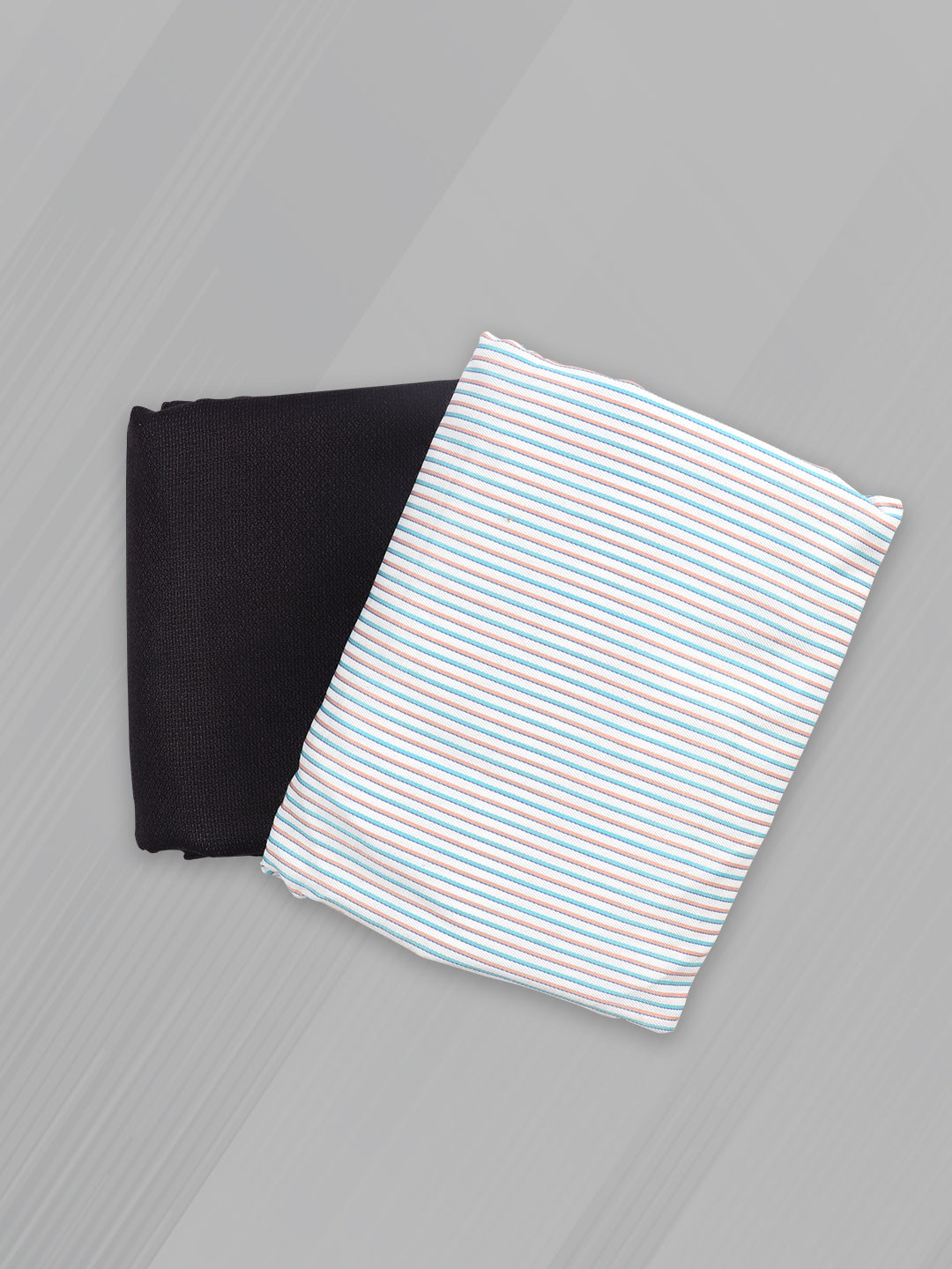 Cotton Blend Striped Shirting & Suiting Gift Box SS243