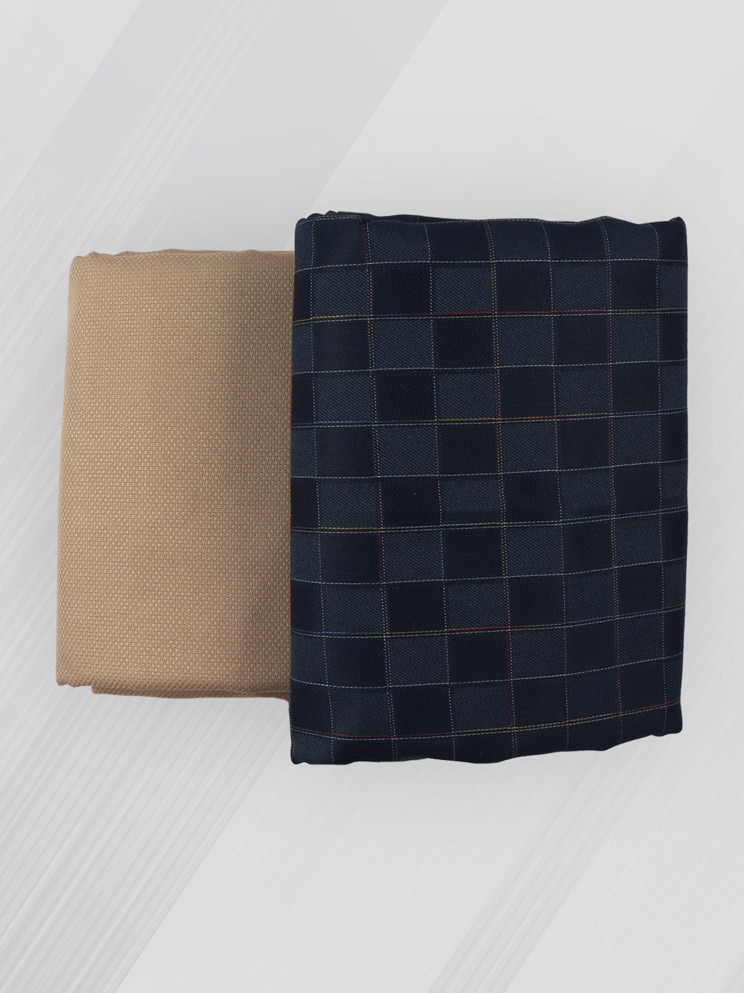 Men Cotton Checked Shirting & Suiting Gift Box SS212
