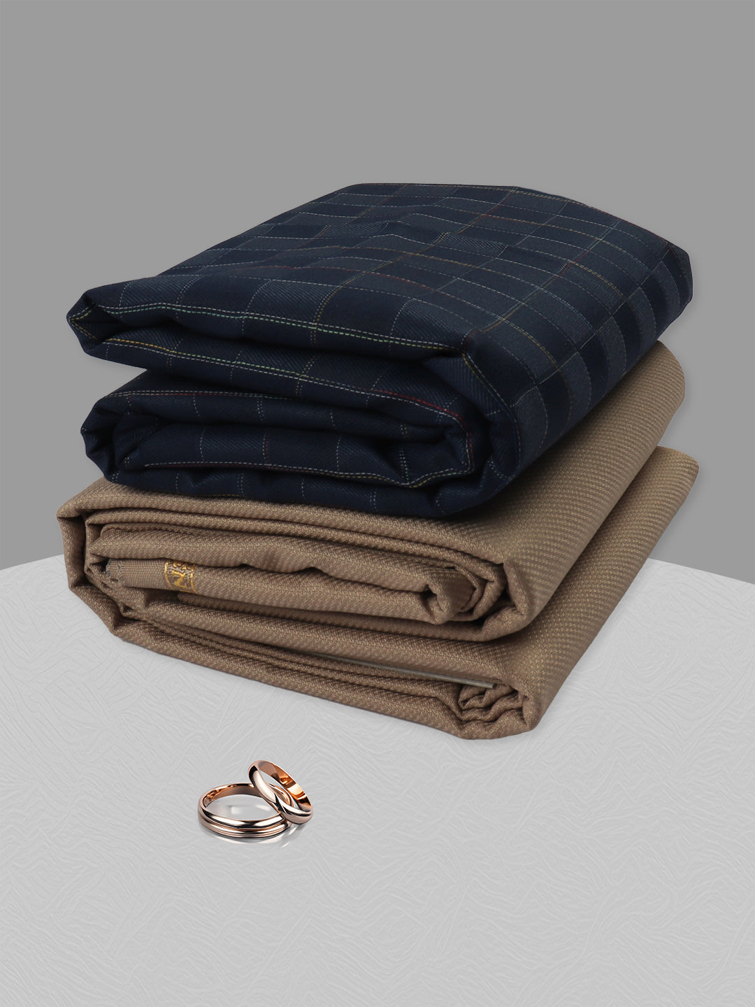 Men Cotton Checked Shirting & Suiting Gift Box SS212