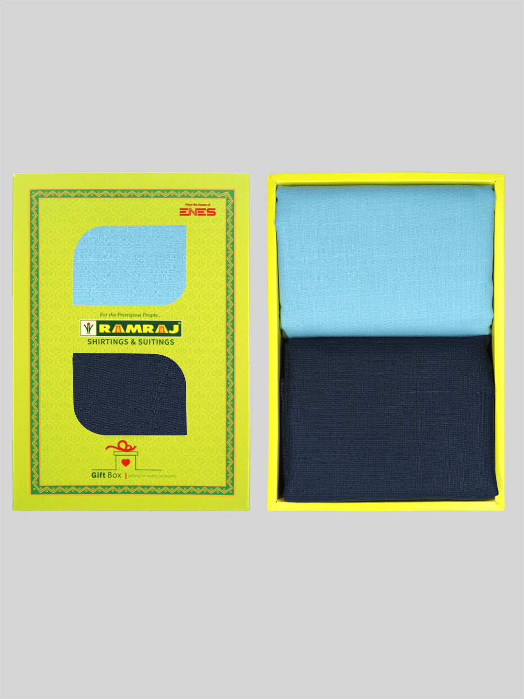 Mens Cotton Plain Shirting & Suiting Gift Box SS164