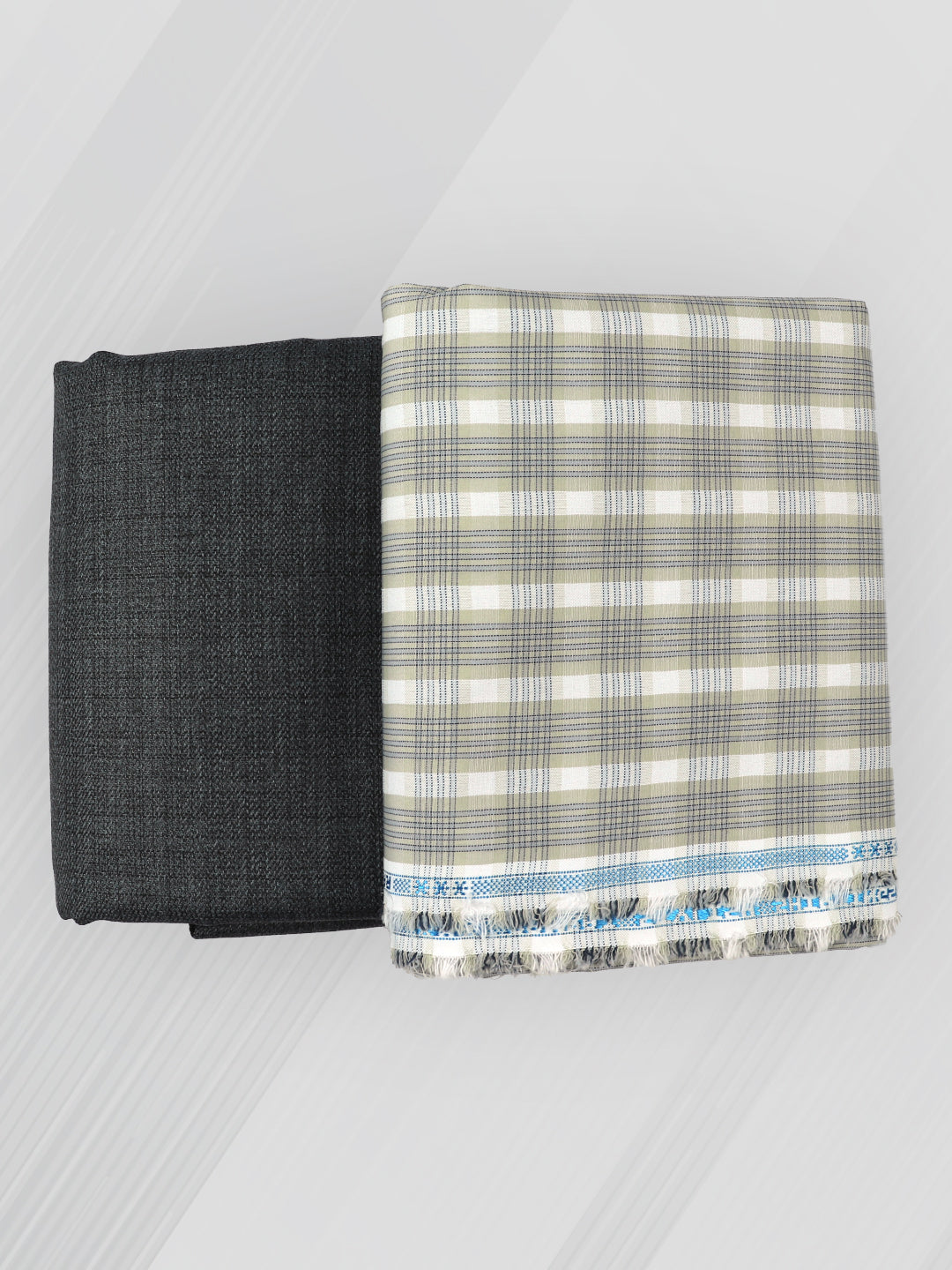 Men Cotton Checked Shirting & Suiting Gift Box SS211
