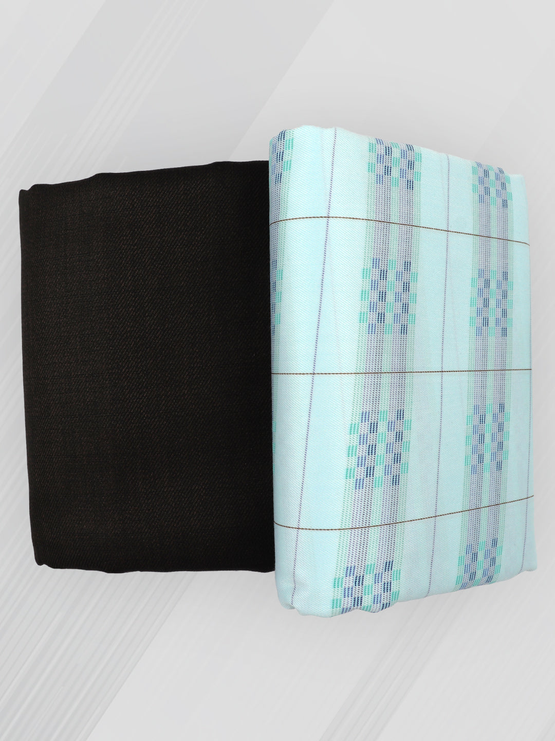 Men Cotton Checked Shirting & Suiting Gift Box SS188