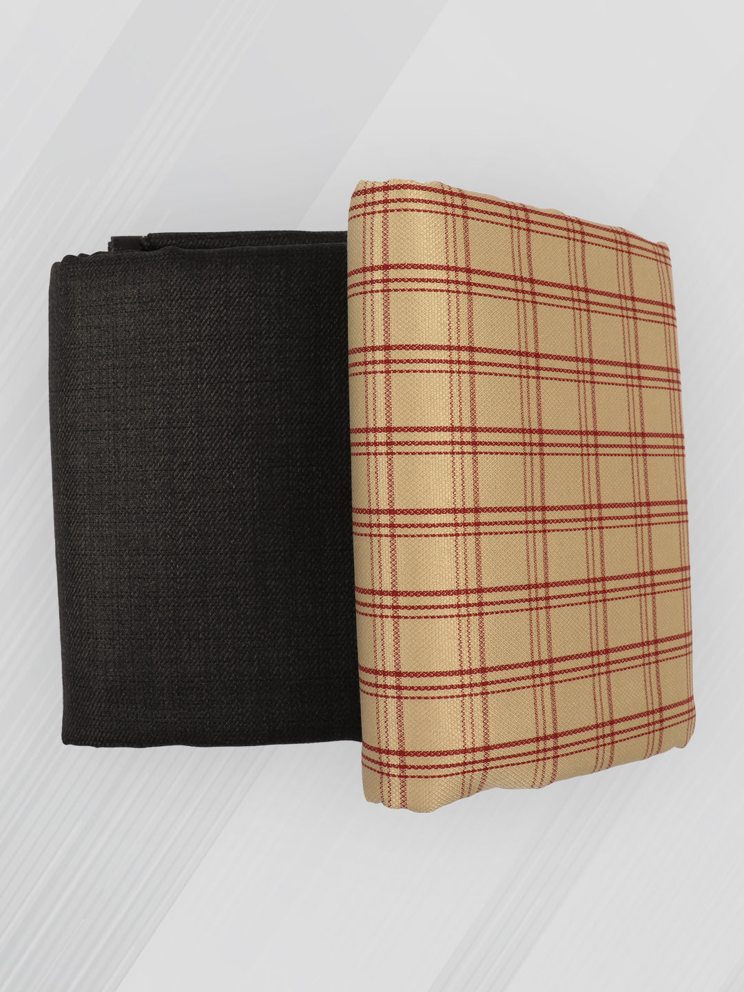 Men Cotton Checked Shirting & Suiting Gift Box SS181