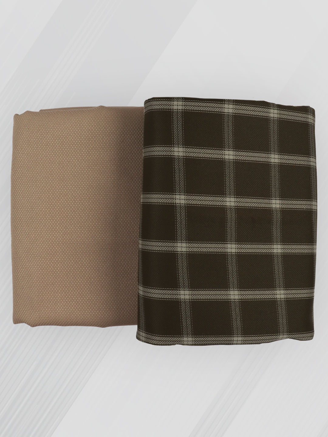 Men Cotton Checked Shirting & Suiting Gift Box SS209