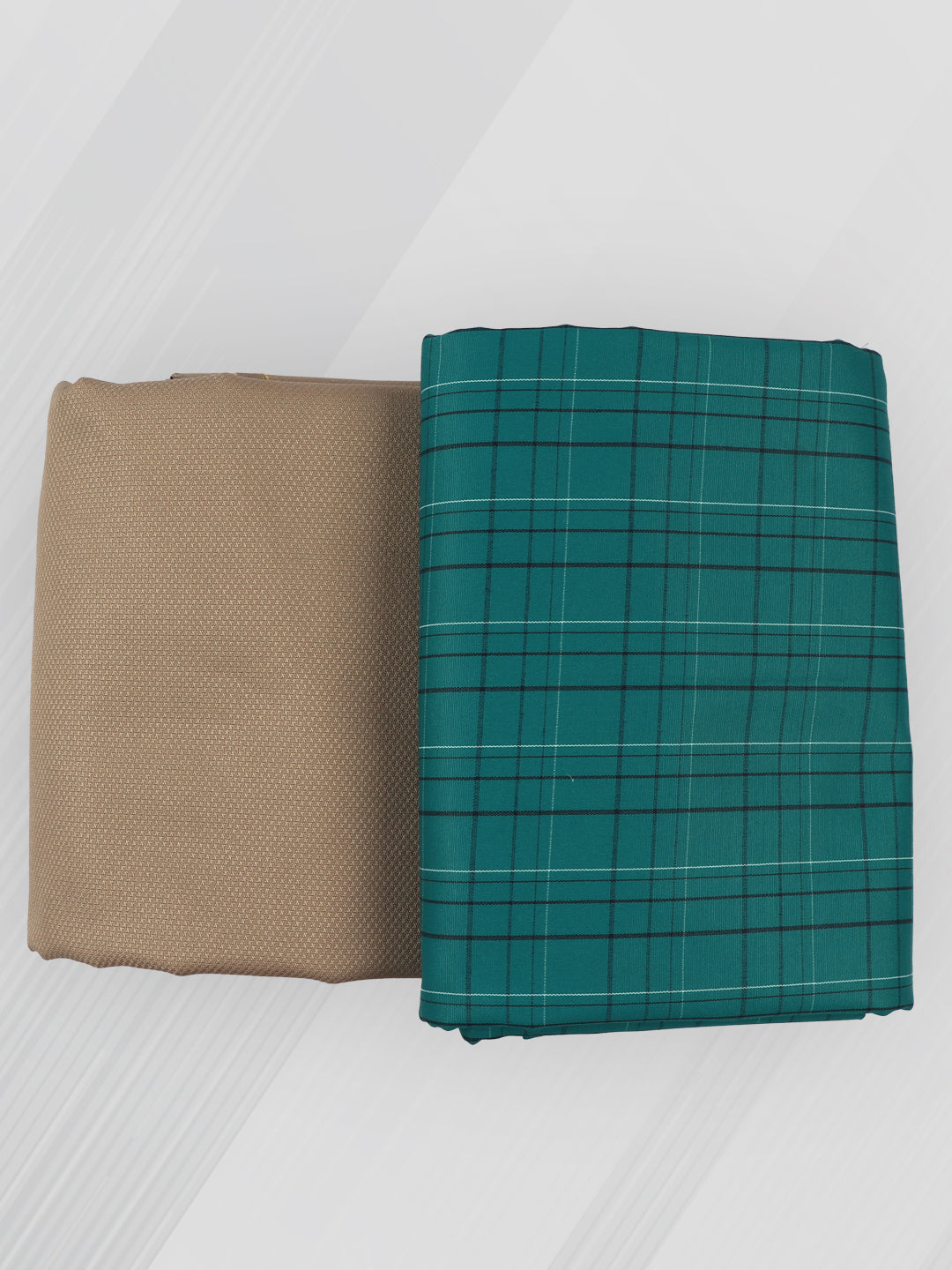 Men Cotton Checked Shirting & Suiting Gift Box SS207