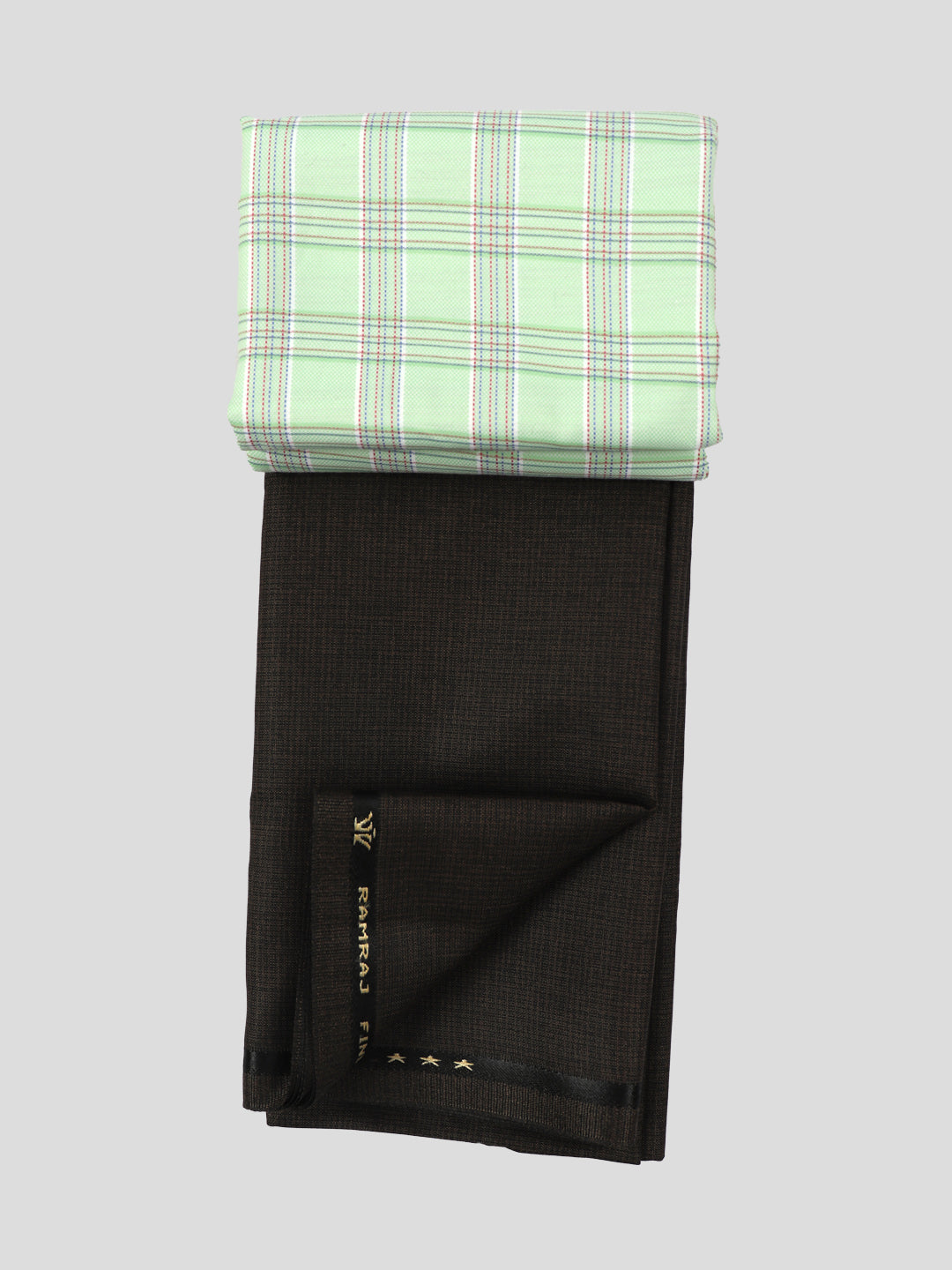 Cotton Checked Shirting & Suiting Gift Box Combo SS123-Full view