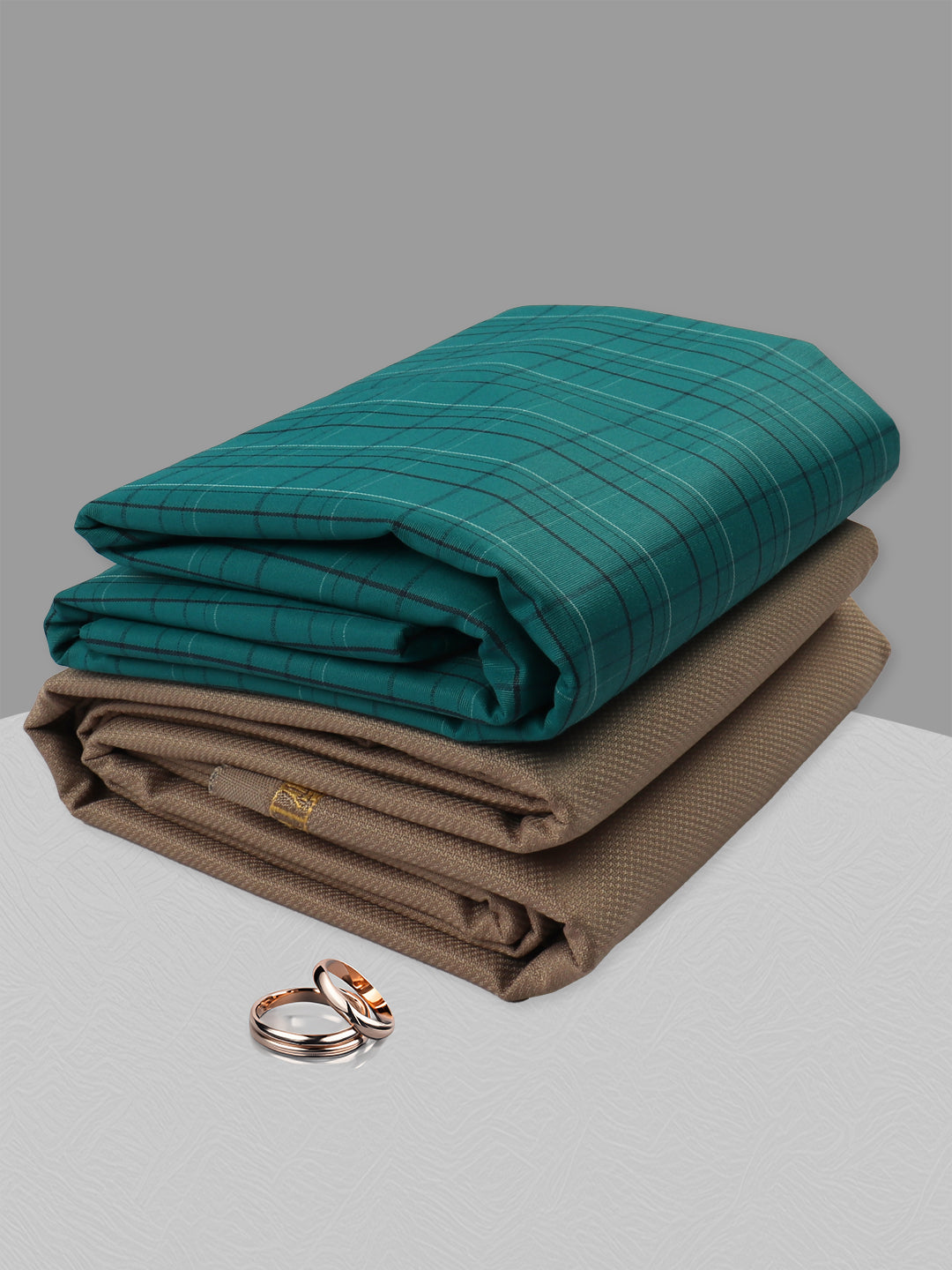 Men Cotton Checked Shirting & Suiting Gift Box SS207
