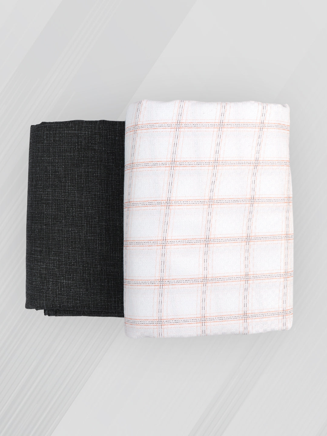 Men Cotton Checked Shirting & Suiting Gift Box SS197