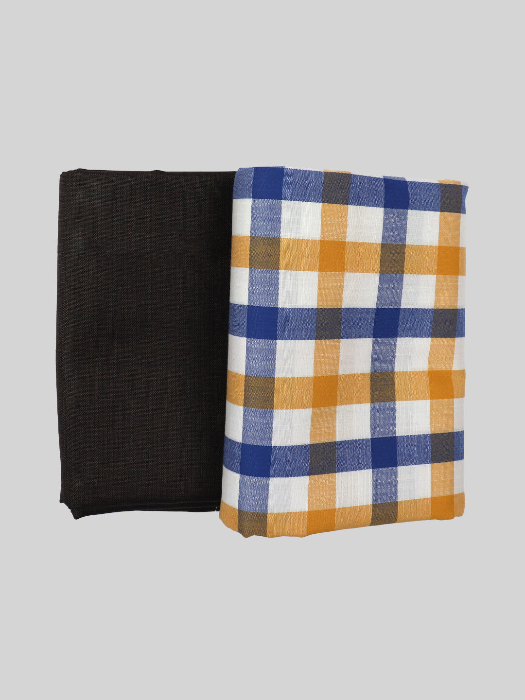 Cotton Checked Shirting & Suiting Gift Box Combo SS118