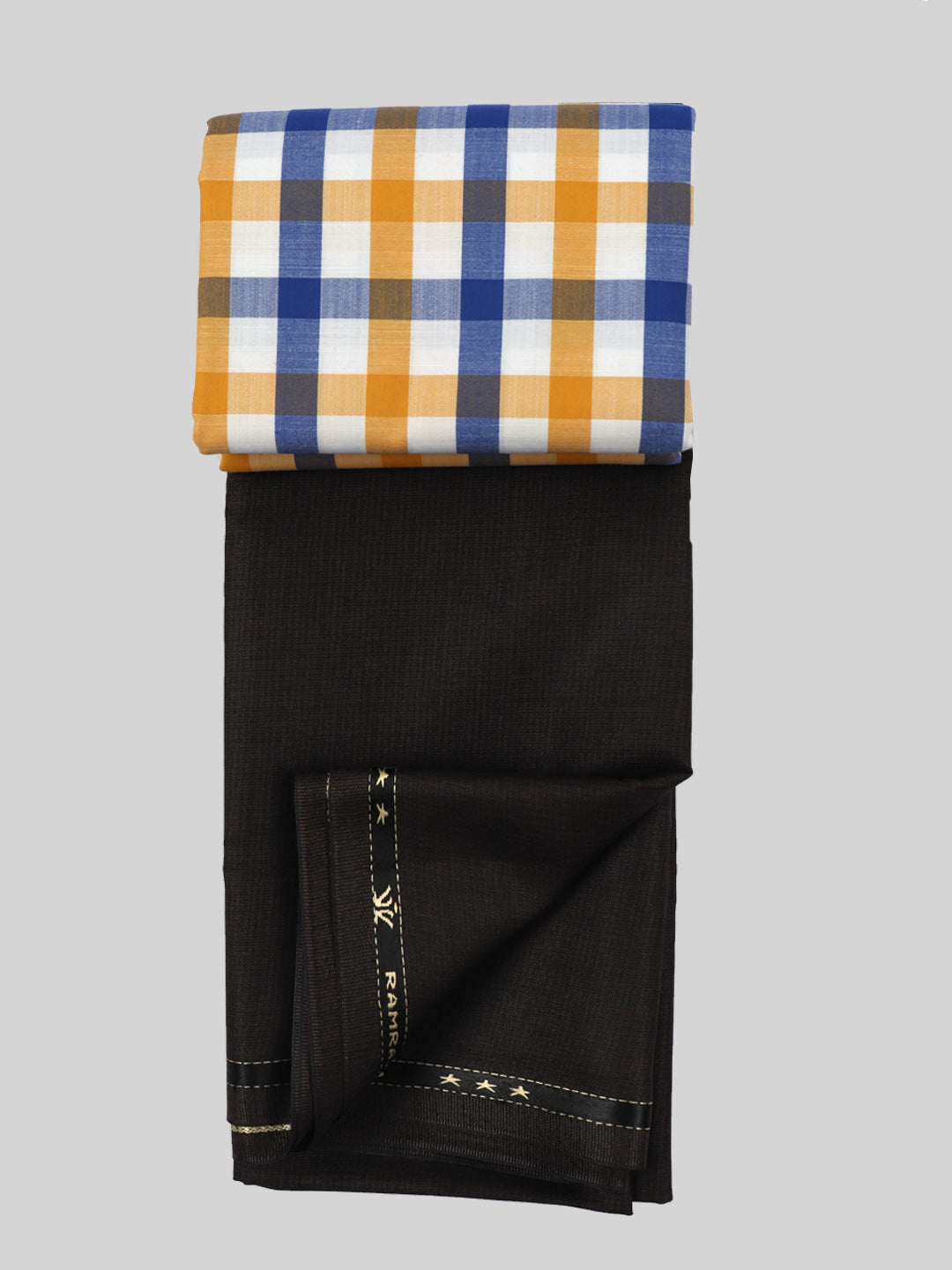 Cotton Checked Shirting & Suiting Gift Box Combo SS118-Full view