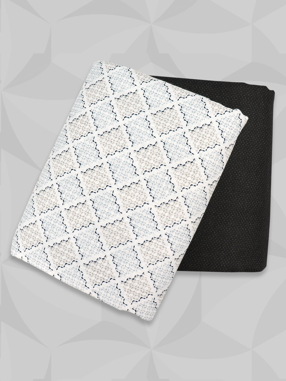Men Cotton Blend Printed Shirting & Suiting Gift Box SS221