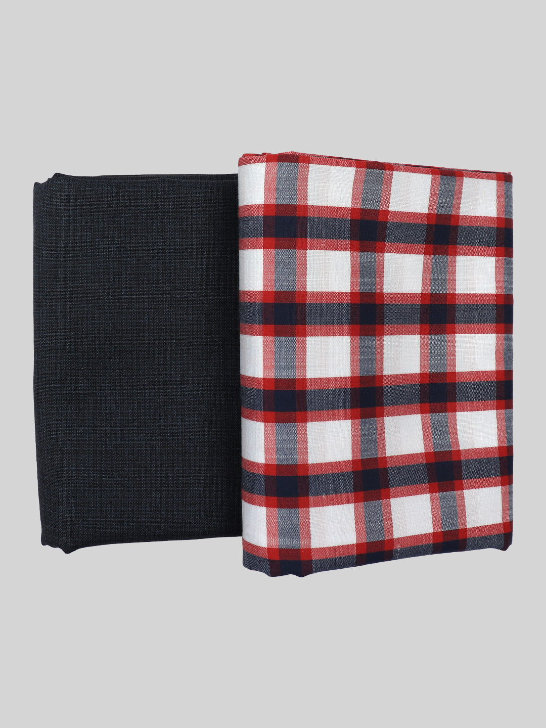 Cotton Checked Shirting & Suiting Gift Box Combo SS124