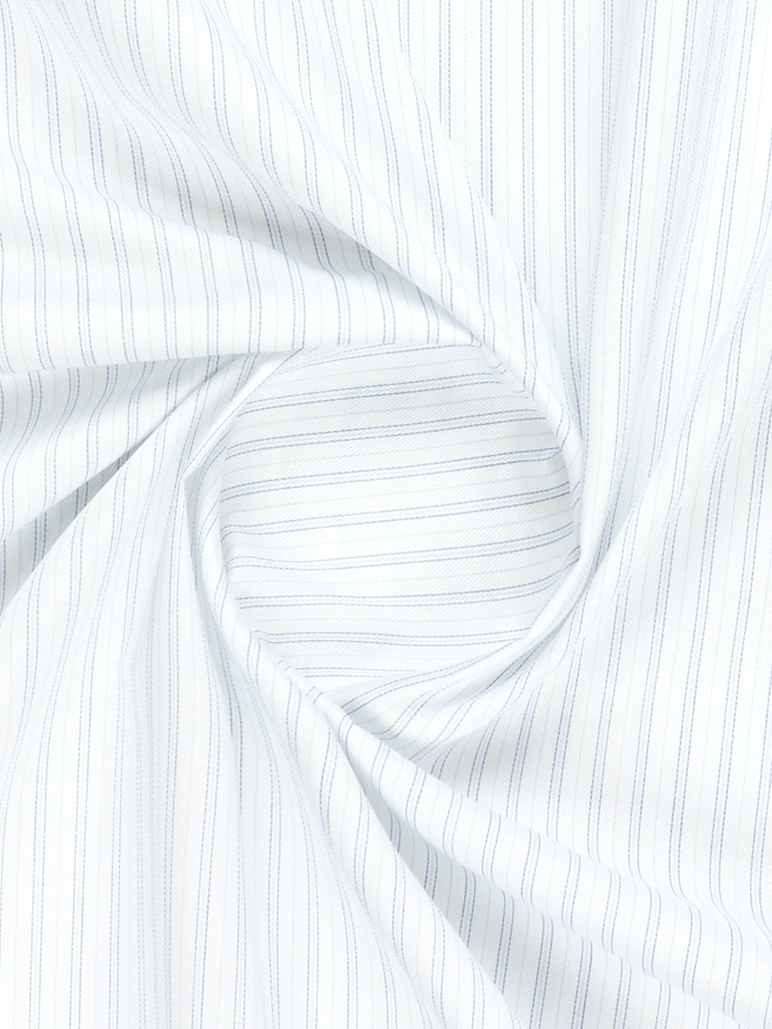 Men Cotton Striped White Shirt Fabric Jackpot