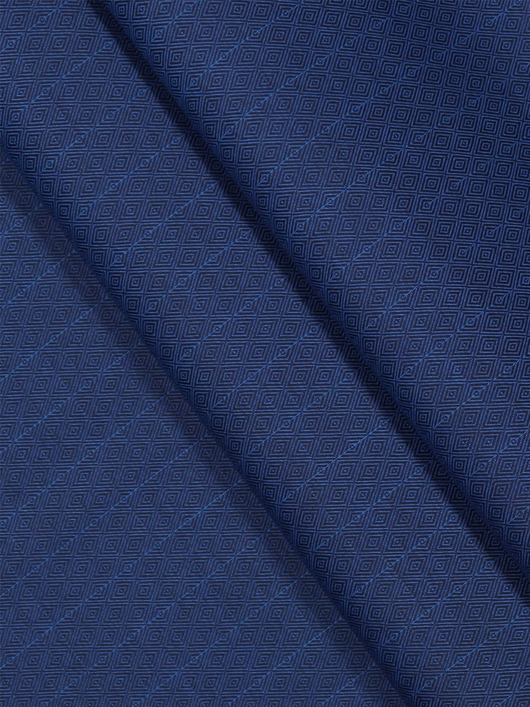 Men Giza Cotton Self Design Blue Shirt Fabric Jackpot