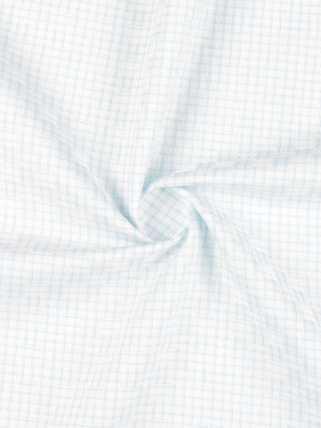 100% Giza Cotton Self Design White Shirt Fabric Casino Grand