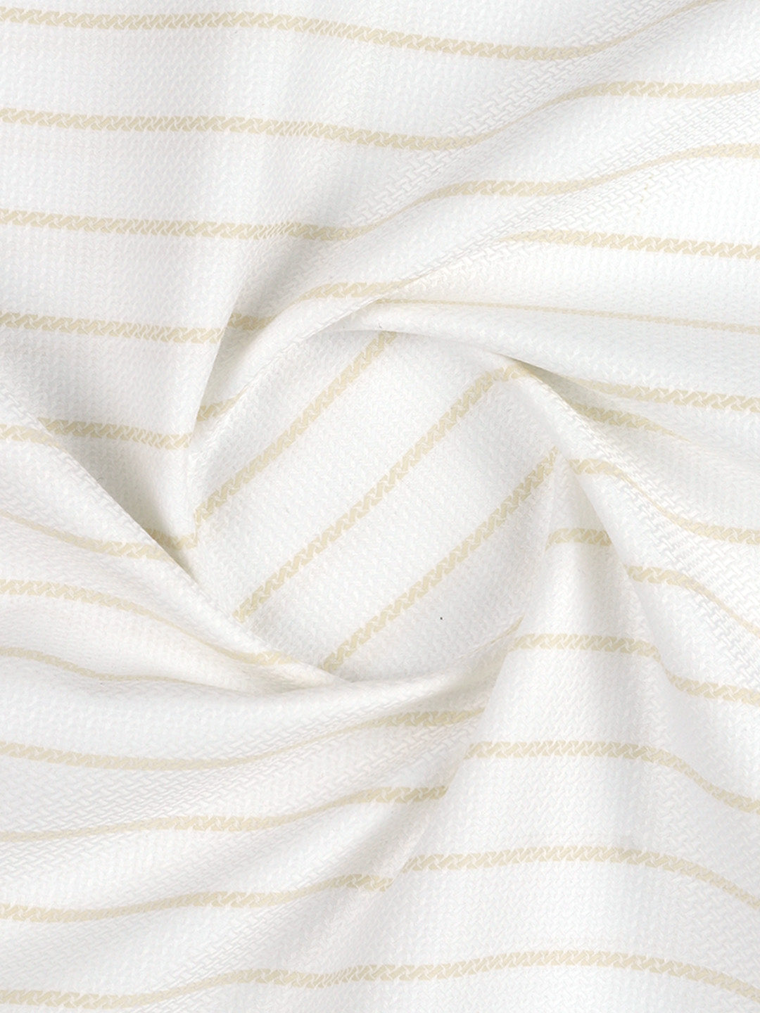 Men 100% Giza Cotton Checked White with Sandal Shirt Fabric Casino Grand