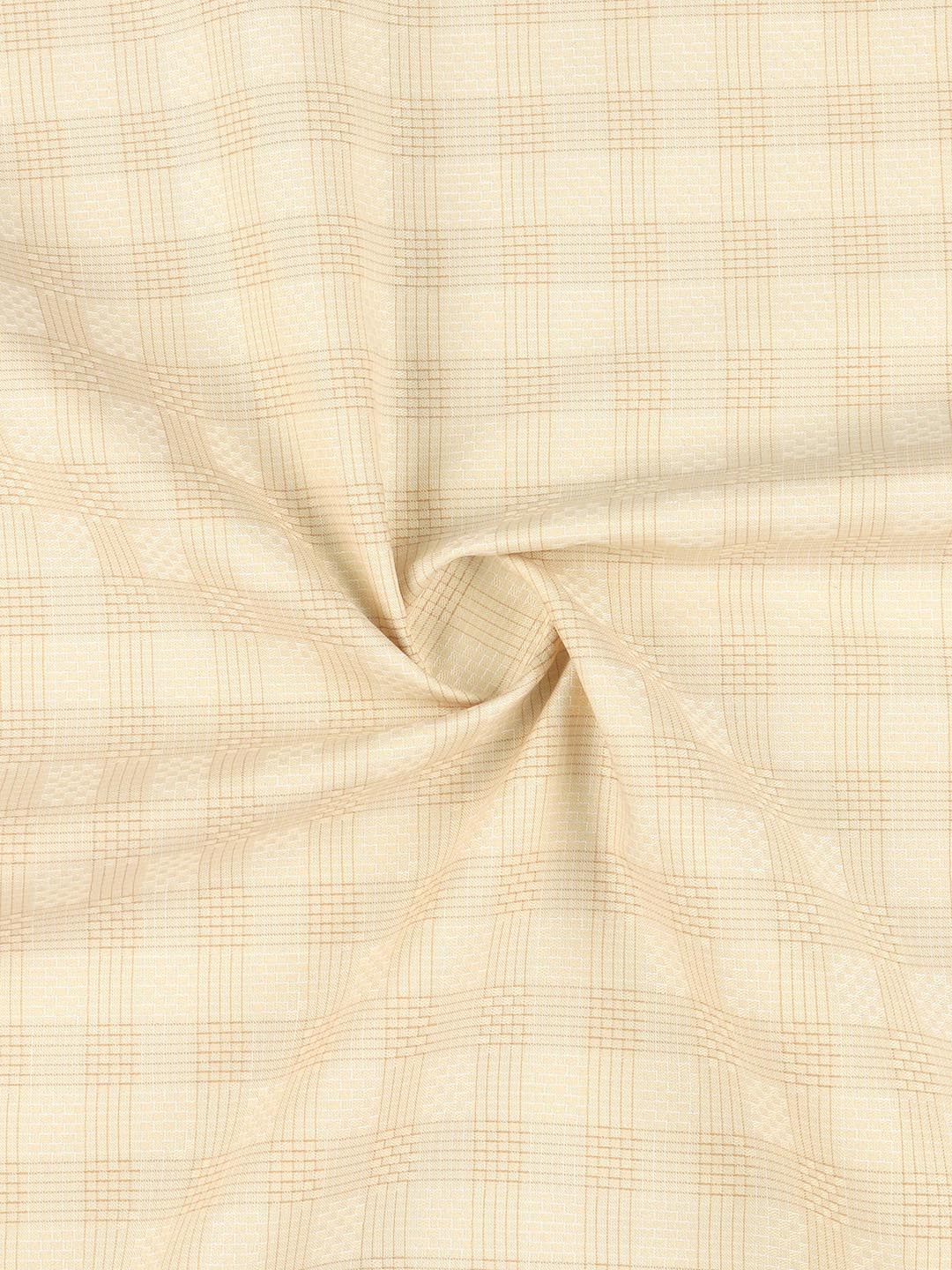 100% Giza Cotton Self Design Sandal Shirt Fabric Casino Grand