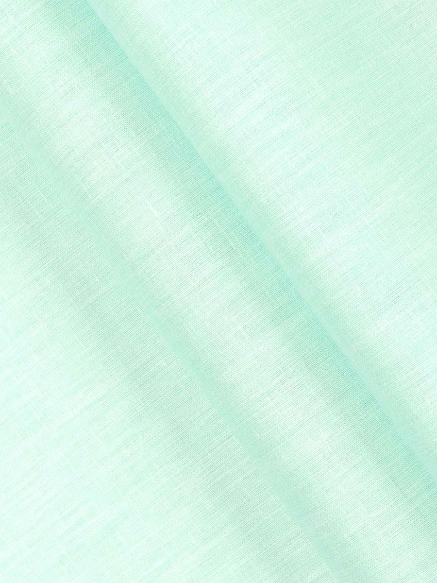 Cotton Green Solid Shirt Fabric Galaxy Art-Pattern view